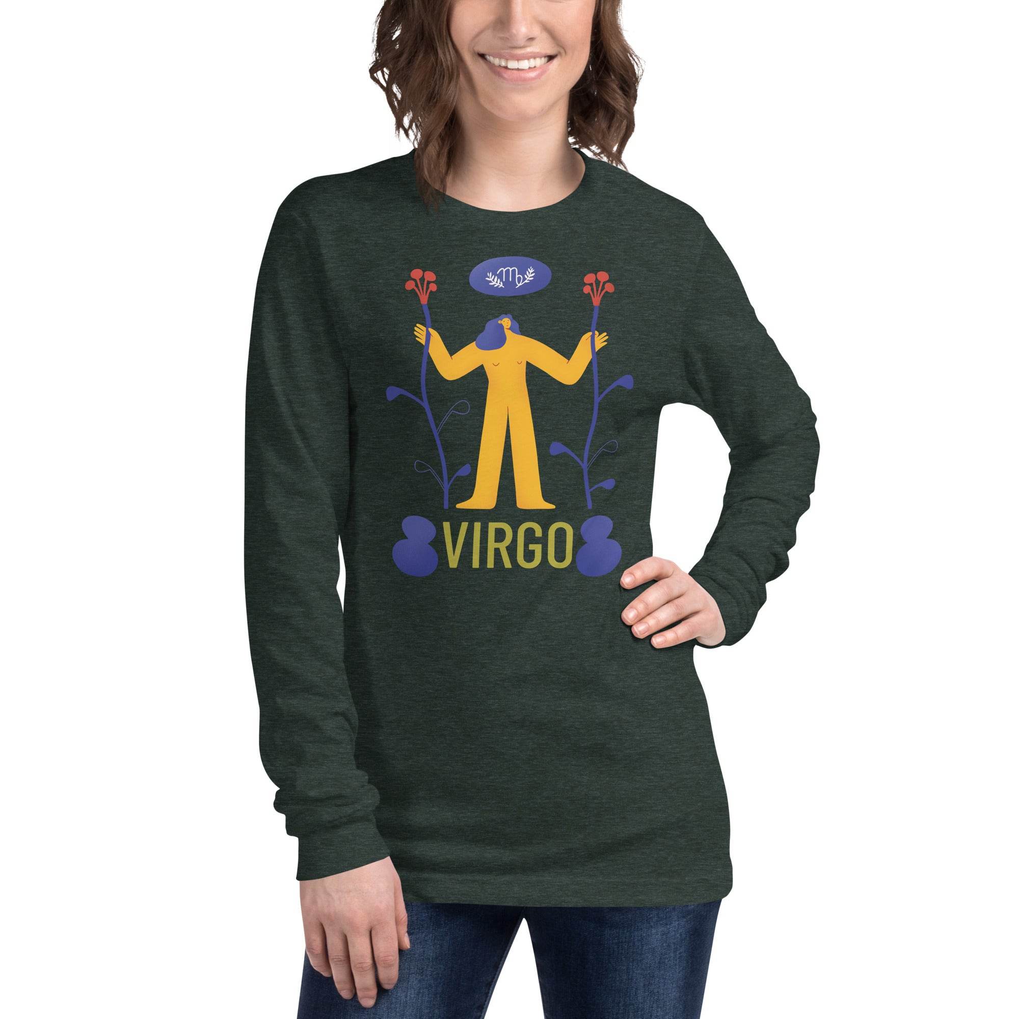 Virgo Unisex Long Sleeve Tee - Raw Edition - 