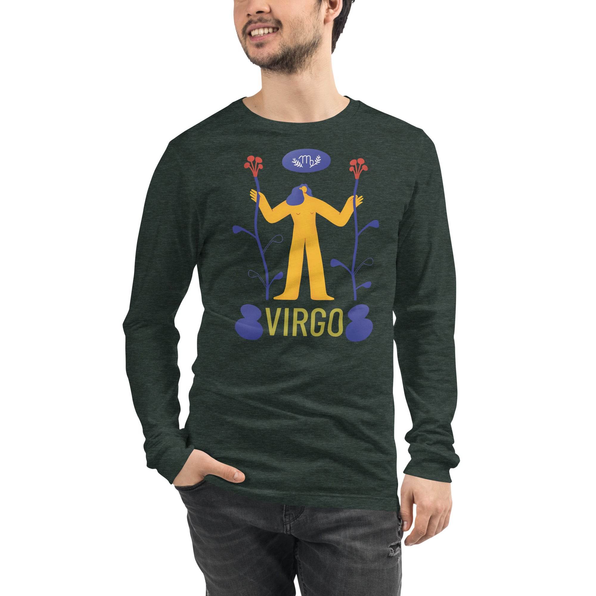 Virgo Unisex Long Sleeve Tee - Raw Edition - 