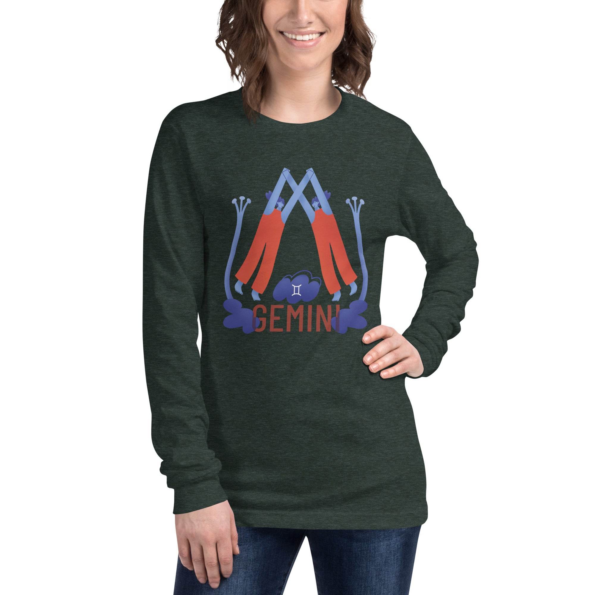 Gemini Unisex Long Sleeve Tee - Raw Edition - 