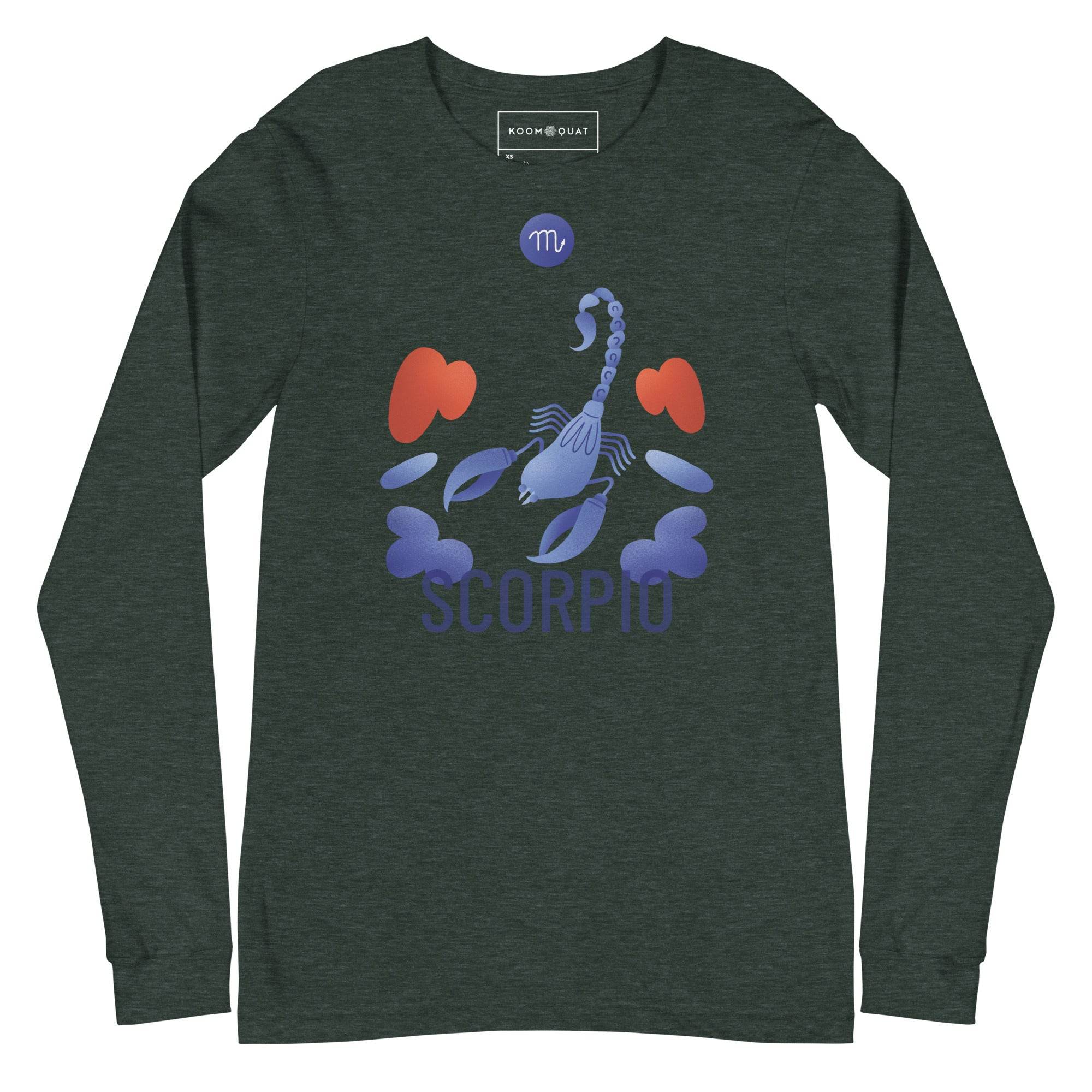 Scorpio Unisex Long Sleeve Tee - Raw Edition - 