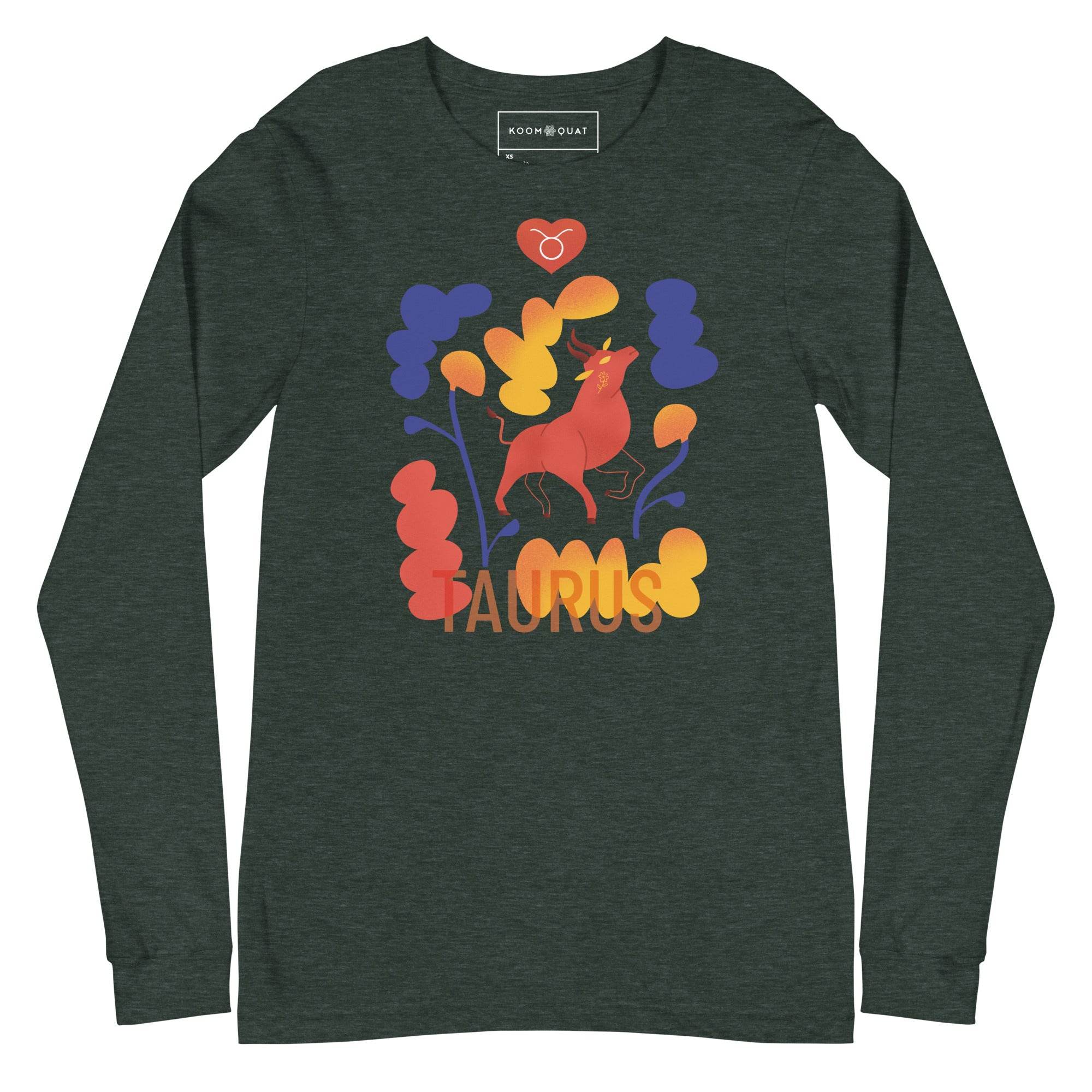 TAURUS Unisex Long Sleeve Tee Raw - 