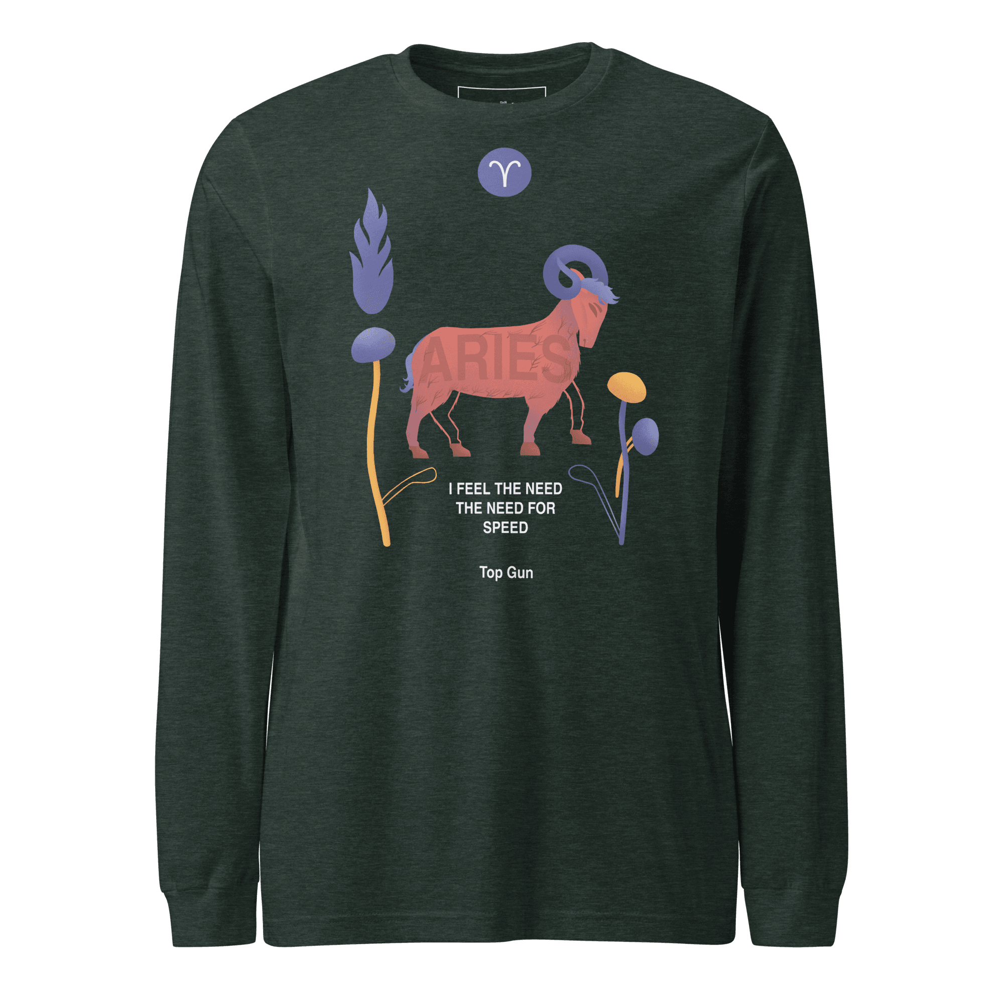 Aries Unisex Long Sleeve Tee Top Gun - Edition - 