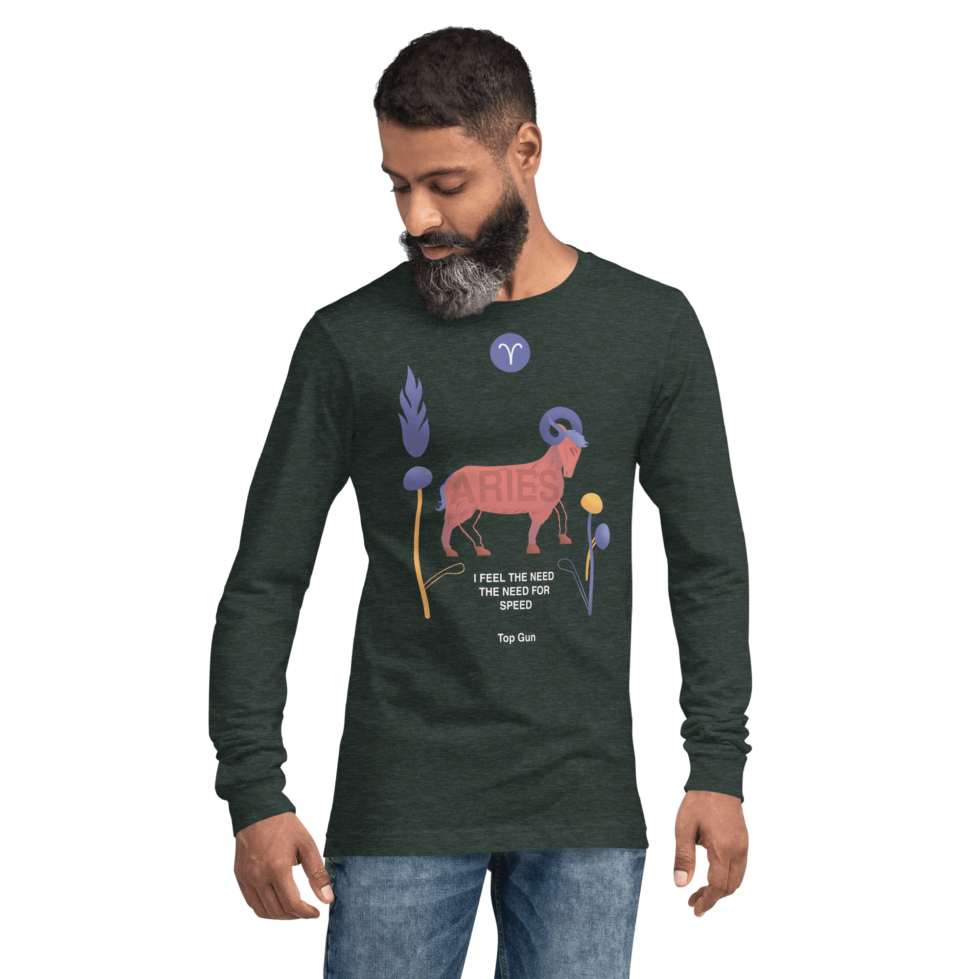 Aries Unisex Long Sleeve Tee Top Gun - Edition - 
