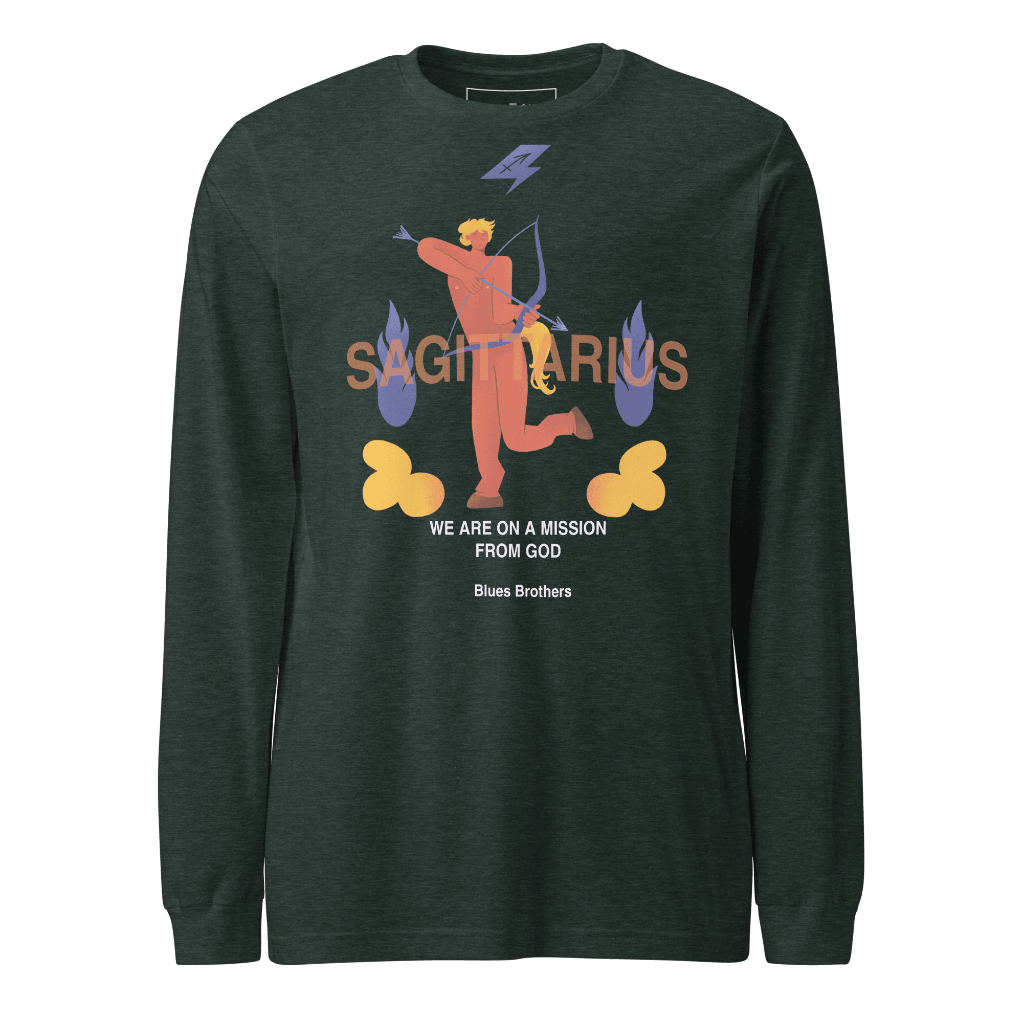 Sagittarius Unisex Long Sleeve Tee - The Blues Brothers Edition - 