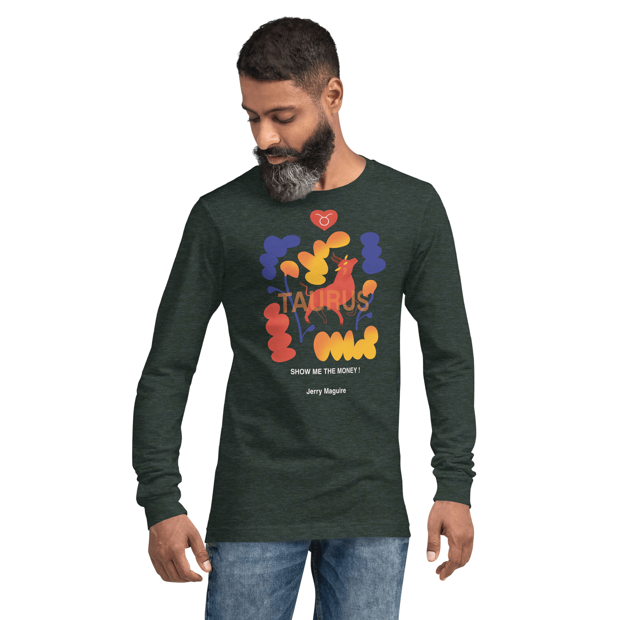 Taurus Unisex Long Sleeve Tee Jerry Maguire Edition - 