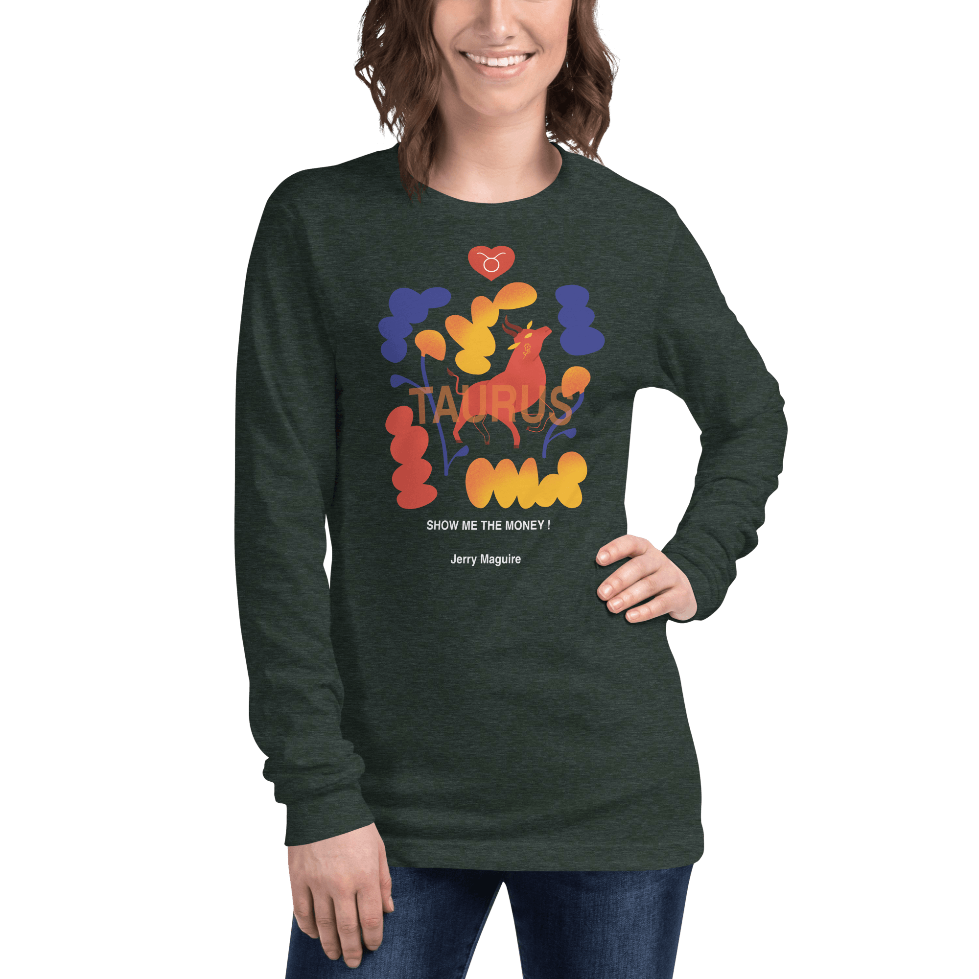 Taurus Unisex Long Sleeve Tee Jerry Maguire Edition - 
