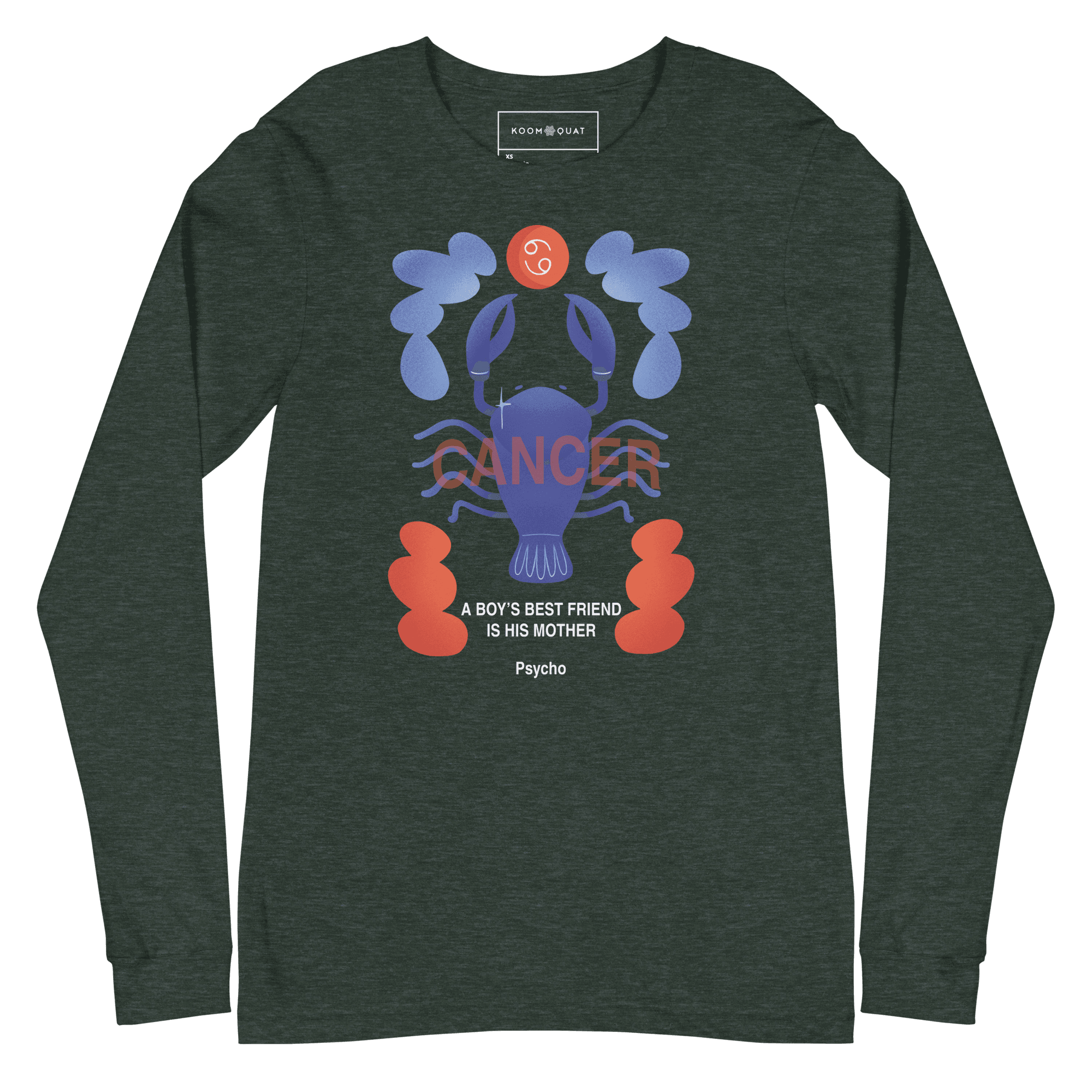 Cancer Unisex Long Sleeve Tee Psycho Edition - 