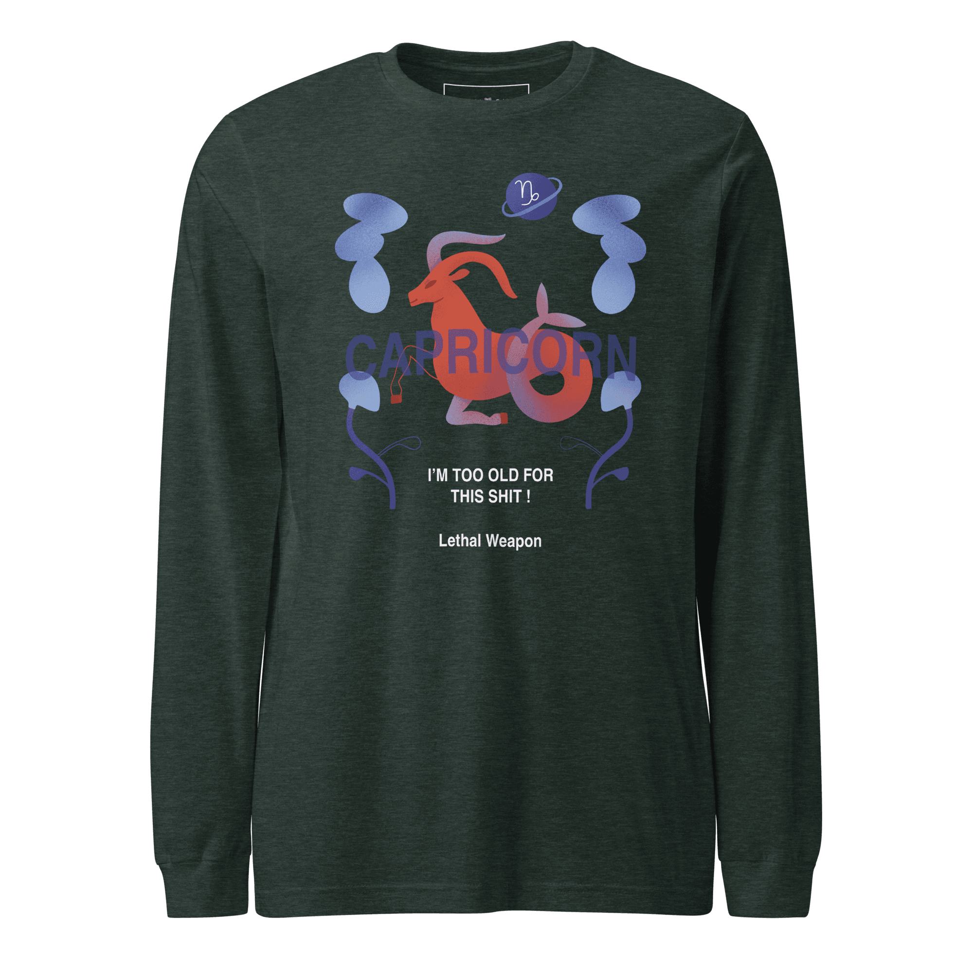 Capricorn Unisex Long Sleeve Tee - Lethal Weapon Edition - 