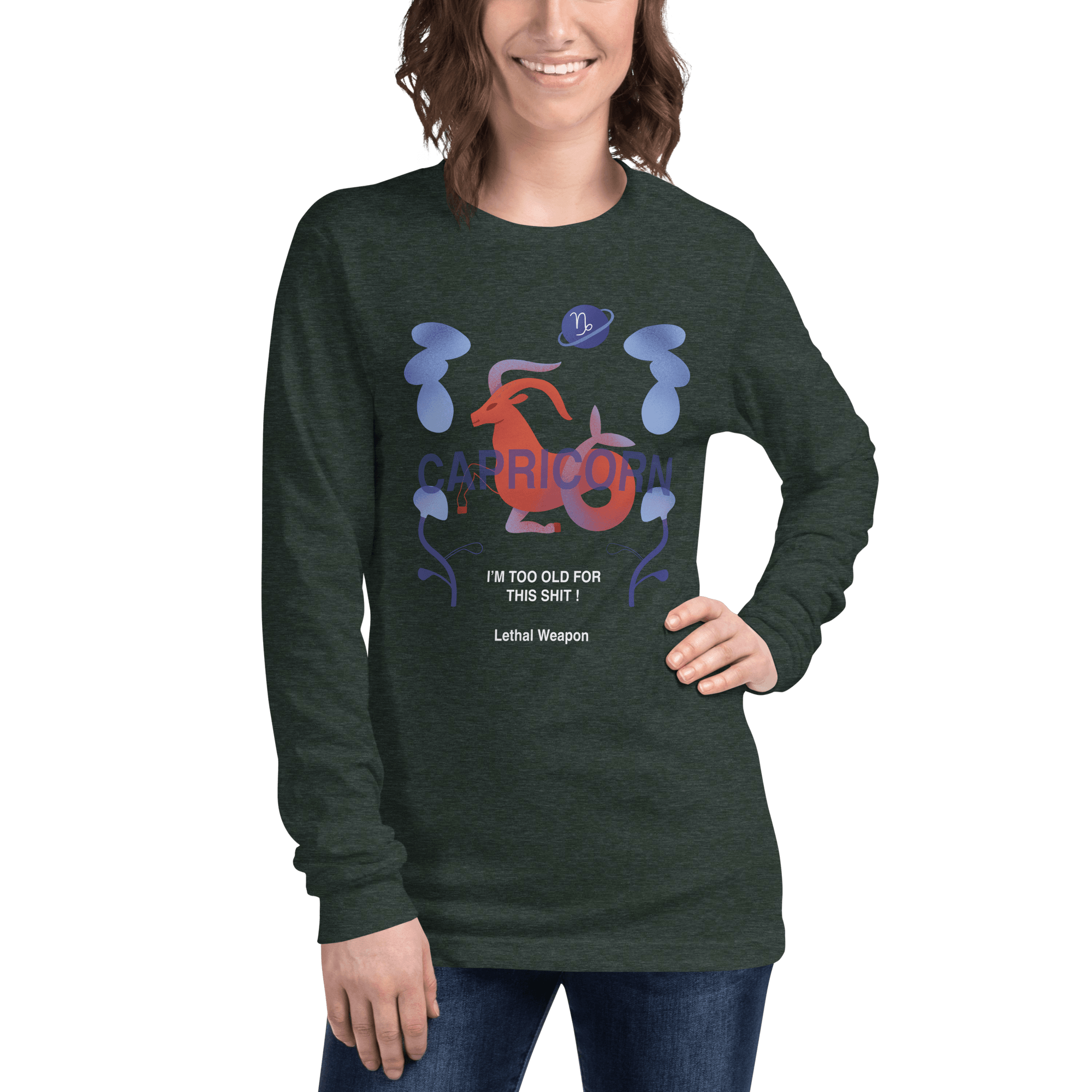 Capricorn Unisex Long Sleeve Tee - Lethal Weapon Edition - 