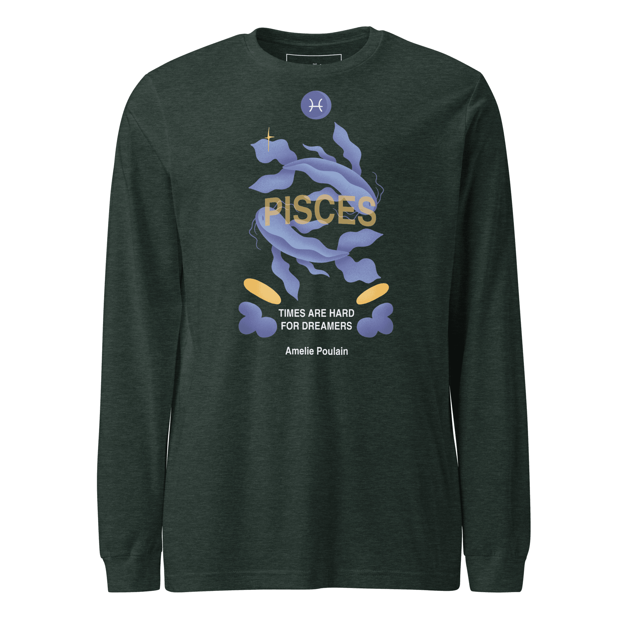 Pisces Unisex Long Sleeve Tee - Amelie Poulain Edition - 