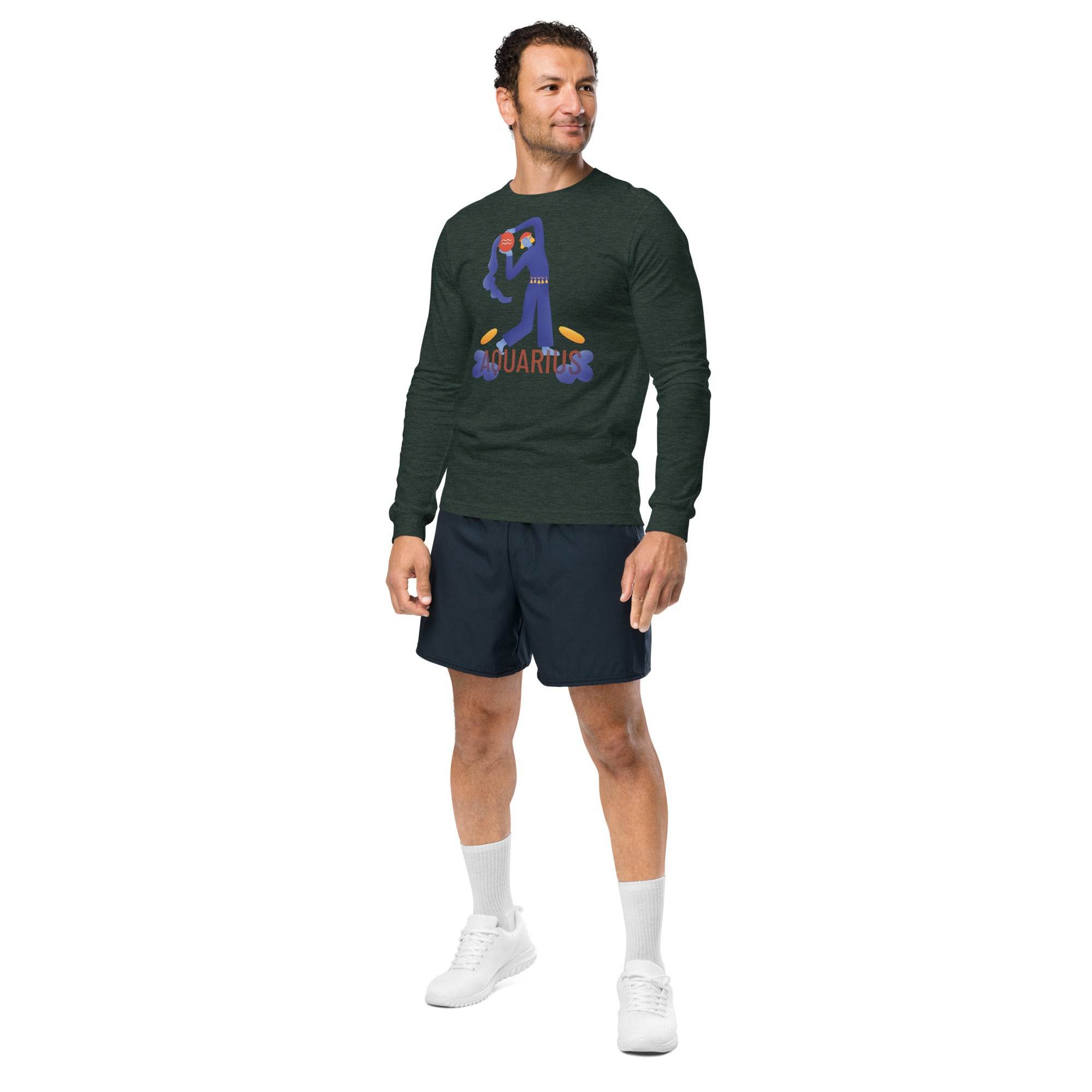 Aquarius Unisex Long Sleeve Tee - Raw Edition - 