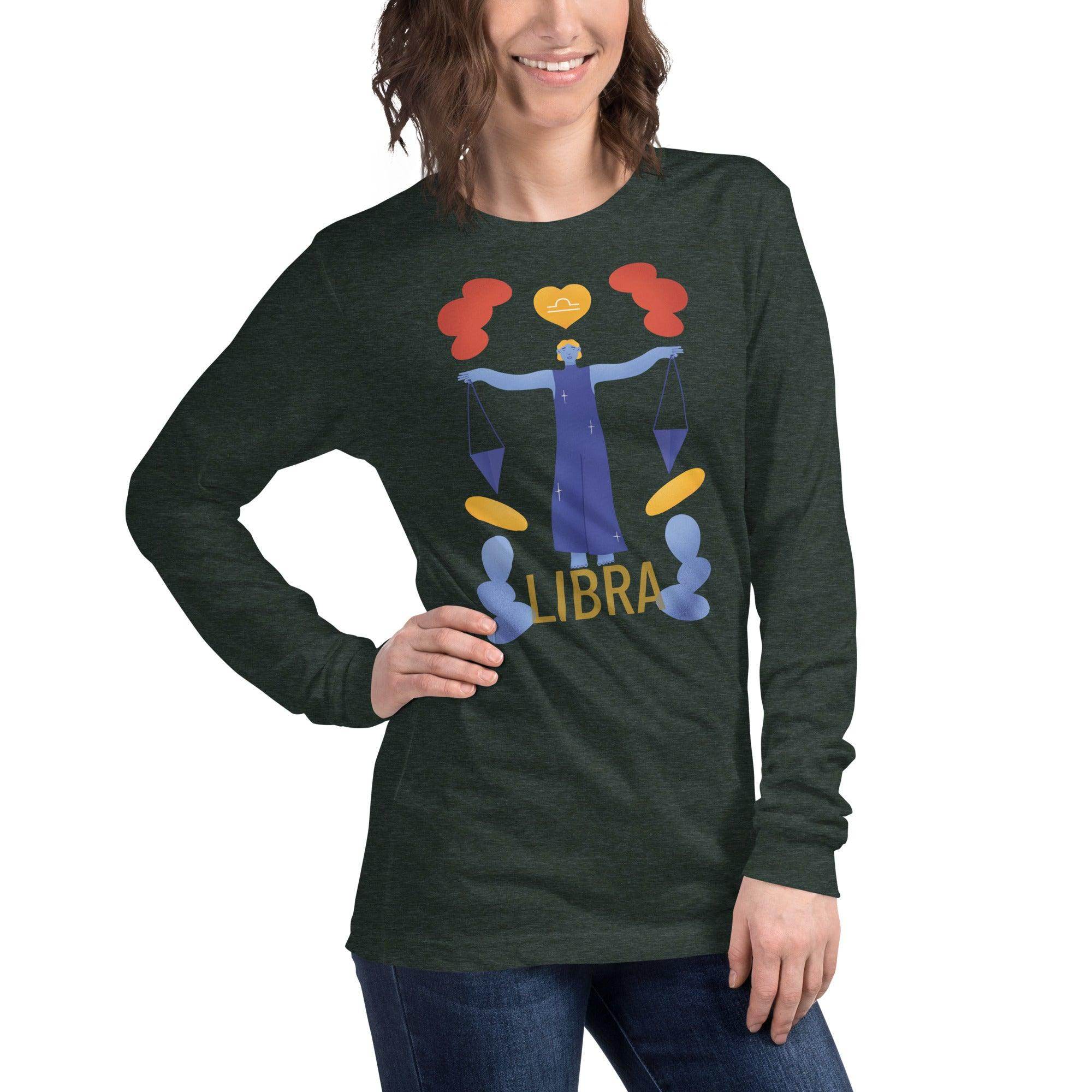 Libra Unisex Long Sleeve Tee - Raw Edition - 