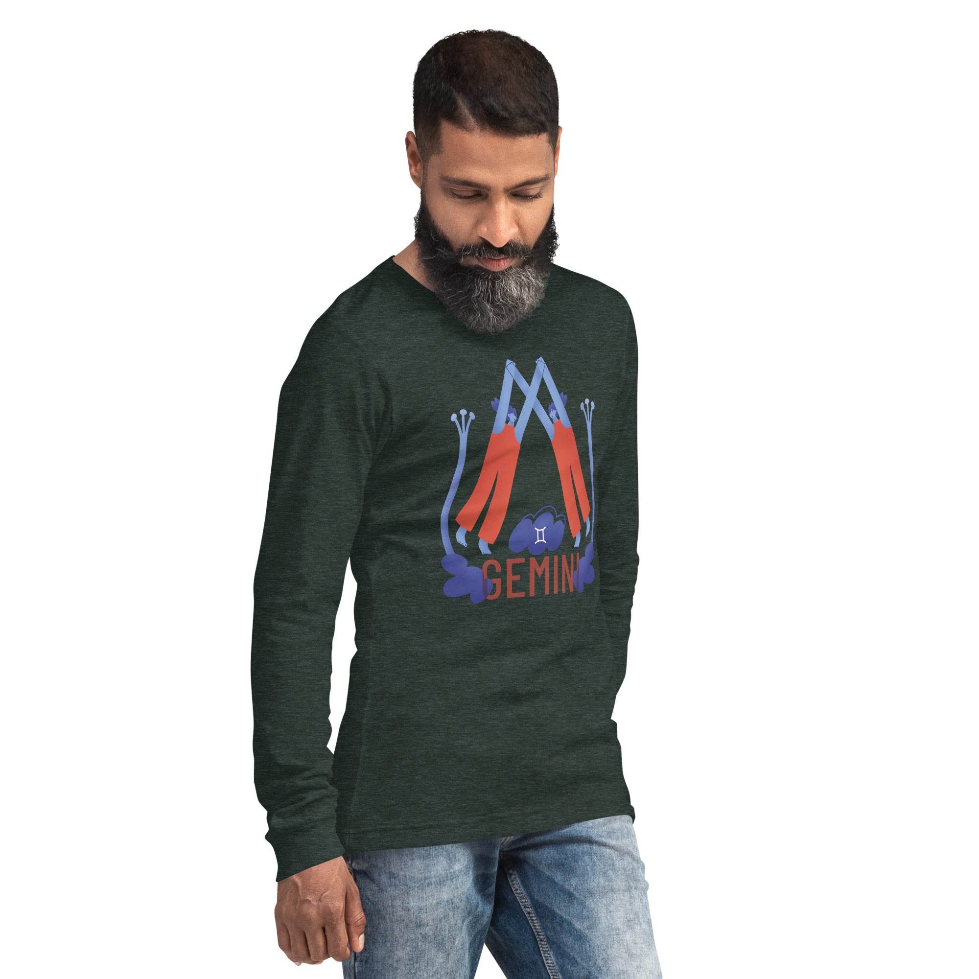 Gemini Unisex Long Sleeve Tee - Raw Edition - 