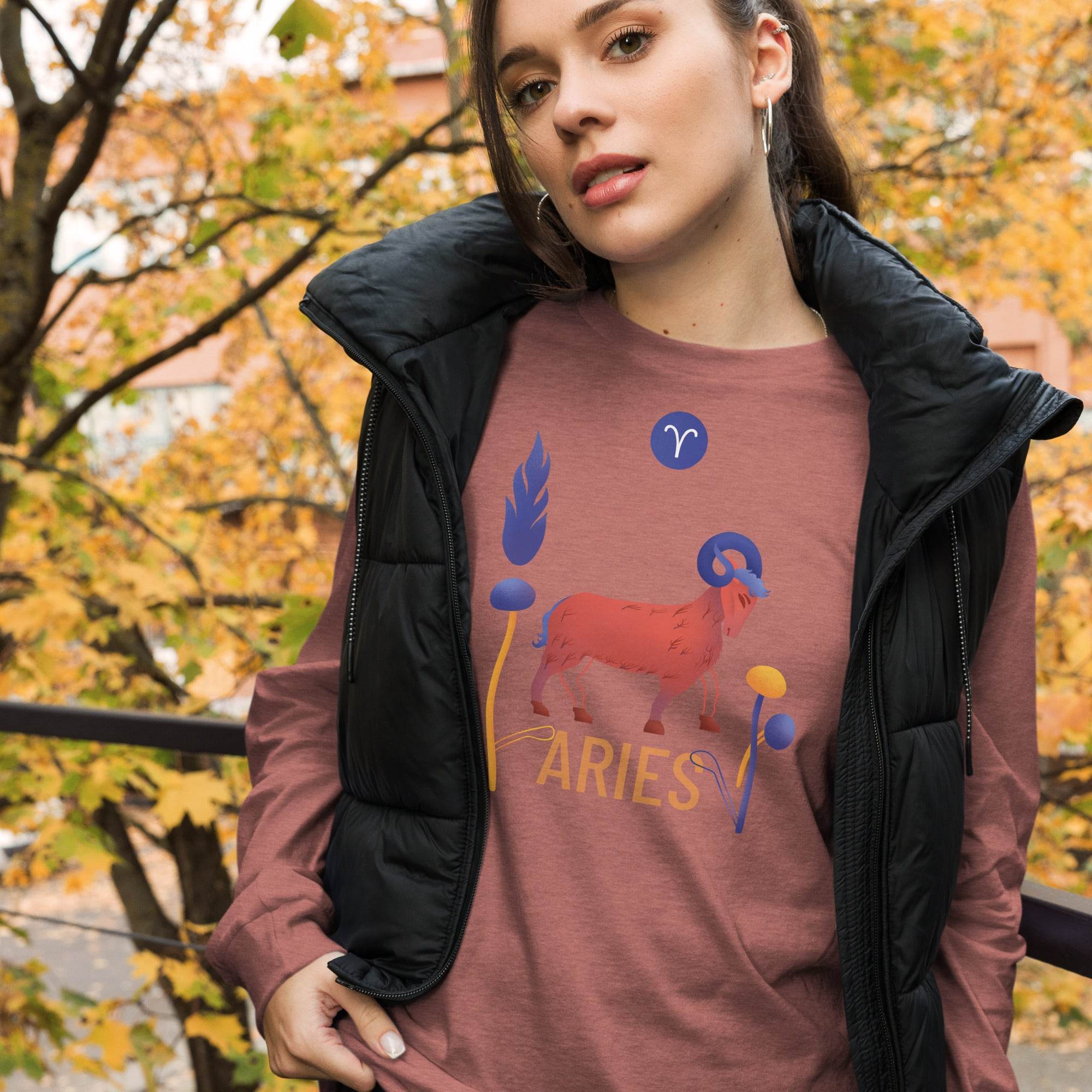 Aries Unisex Long Sleeve Tee Raw - 