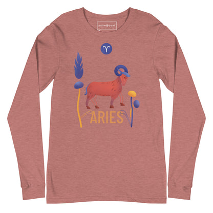 Aries Unisex Long Sleeve Tee Raw