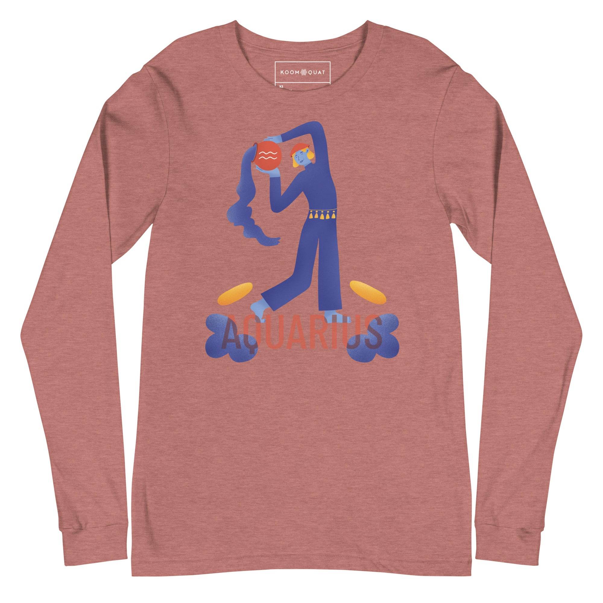 Aquarius Unisex Long Sleeve Tee - Raw Edition - 