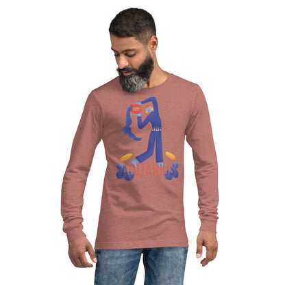 Aquarius Unisex Long Sleeve Tee - Raw Edition