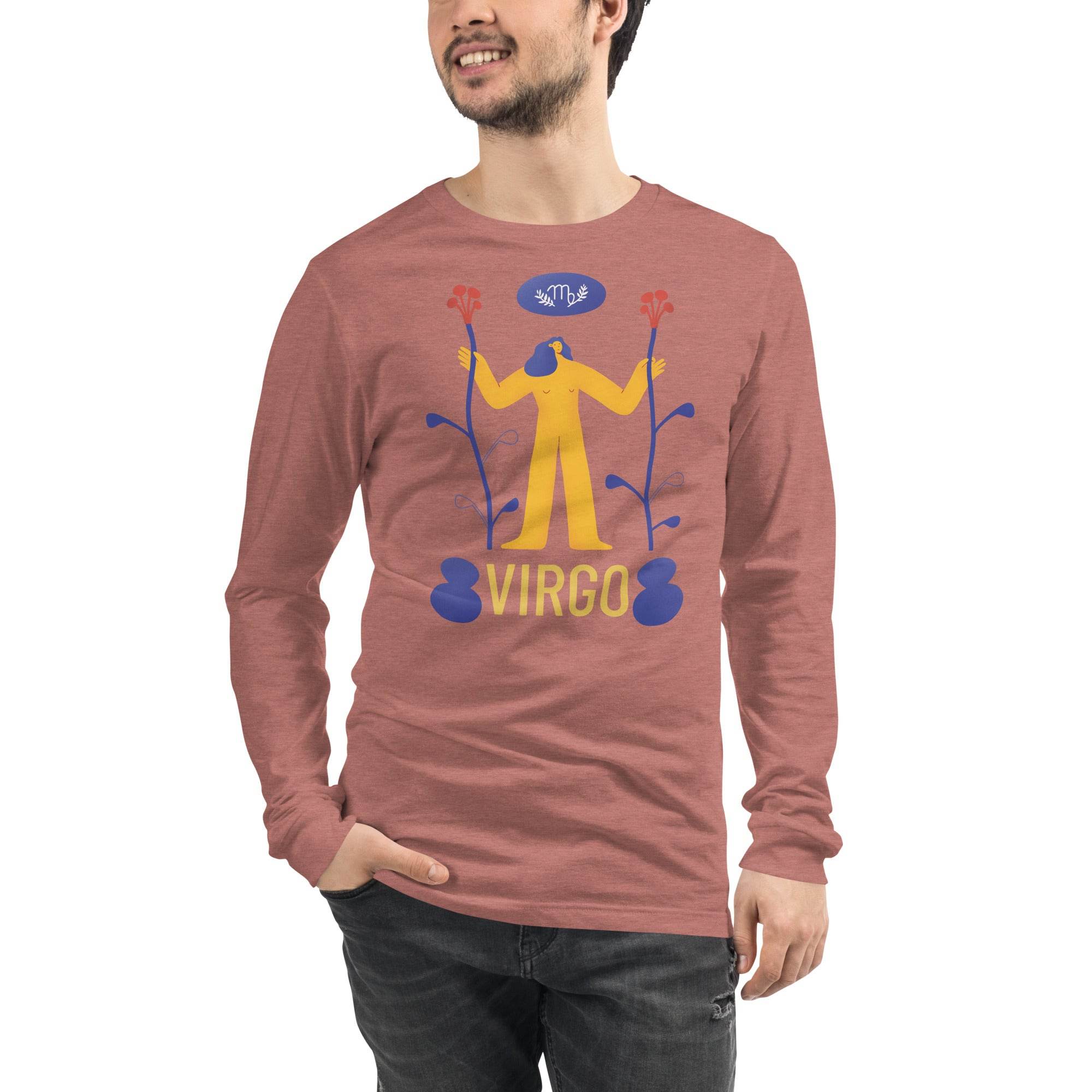 Virgo Unisex Long Sleeve Tee - Raw Edition - 