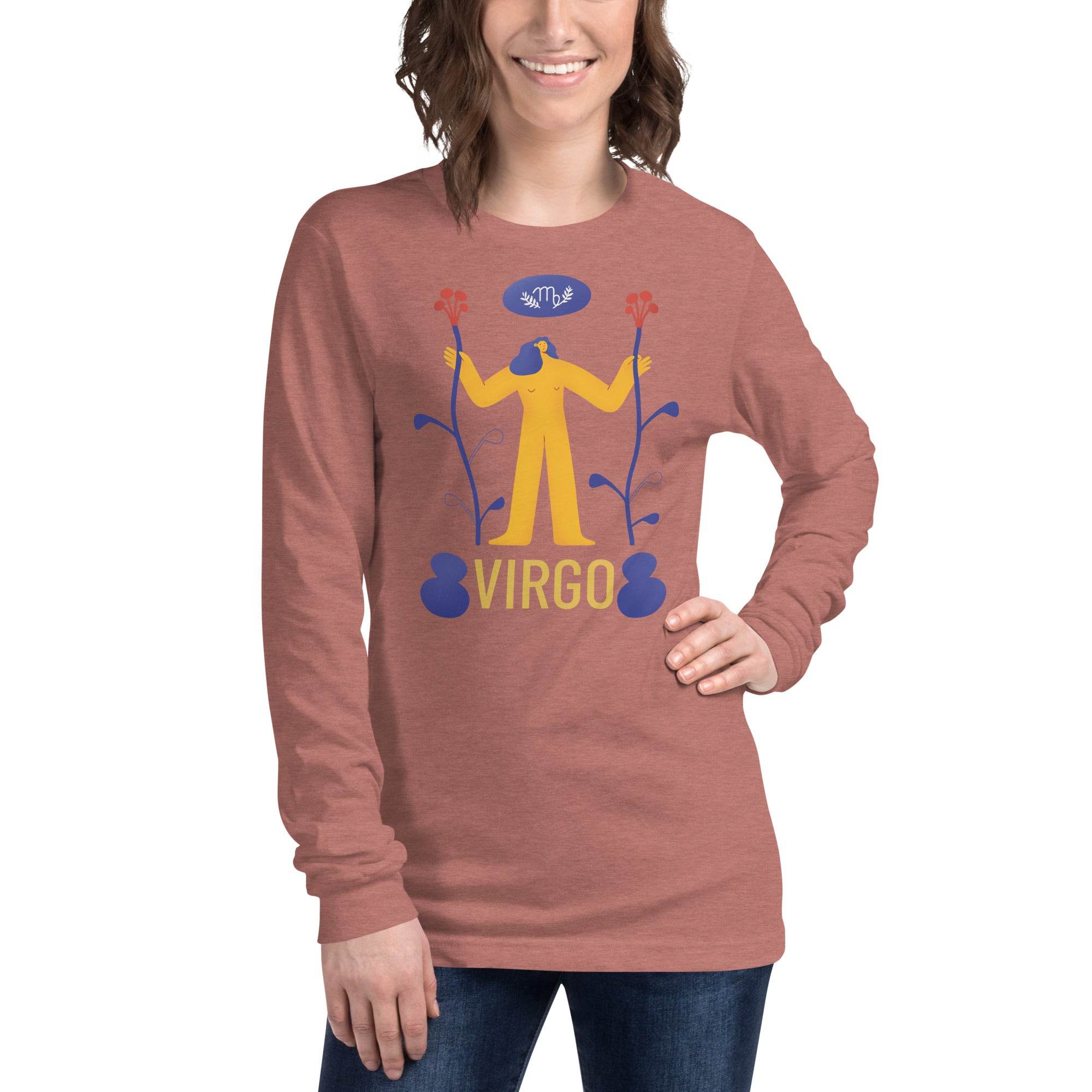 Virgo Unisex Long Sleeve Tee - Raw Edition - 