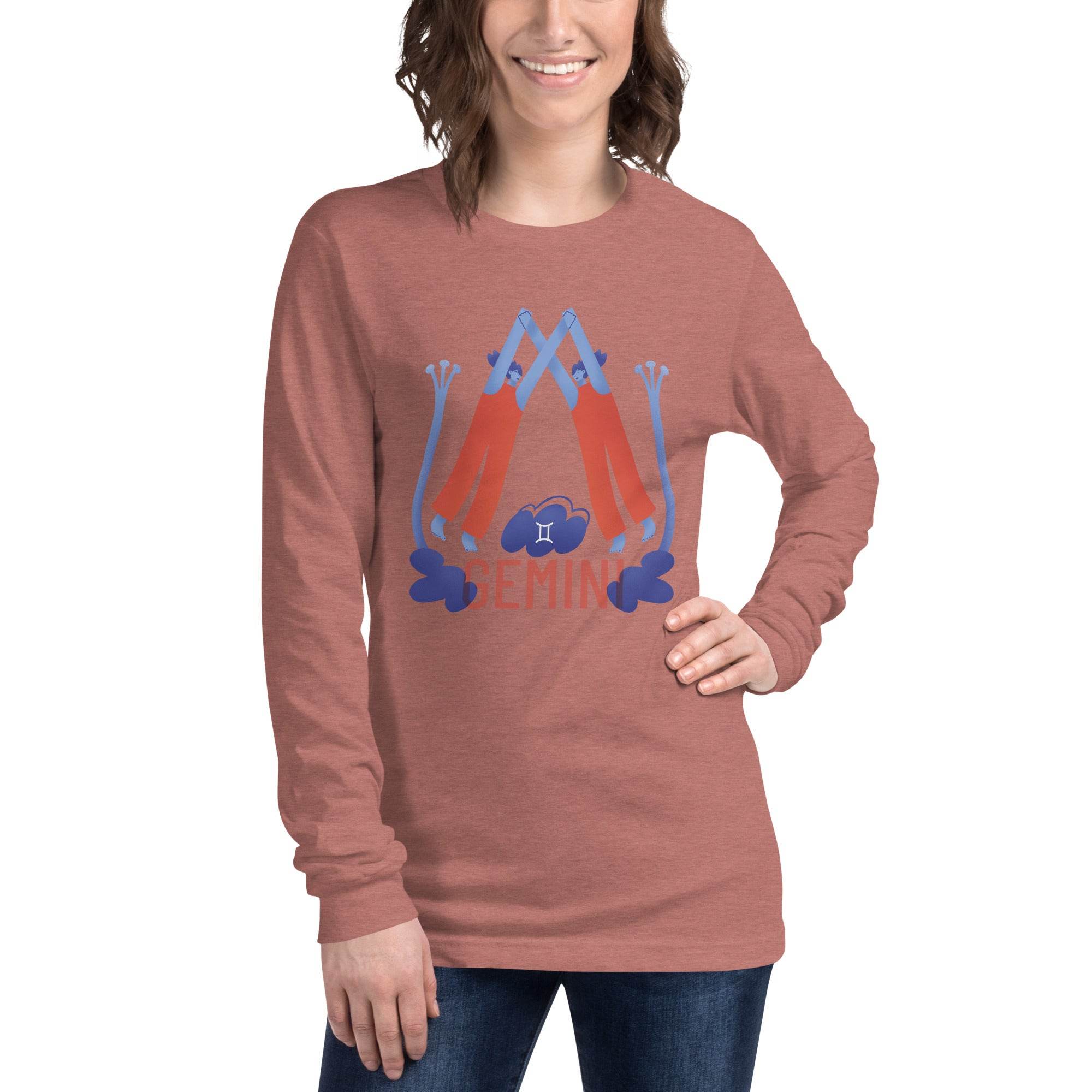 Gemini Unisex Long Sleeve Tee - Raw Edition - 
