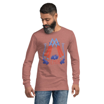 Gemini Unisex Long Sleeve Tee - Raw Edition