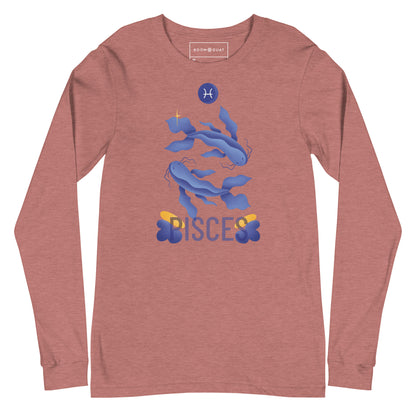 Pisces Unisex Long Sleeve Tee - Raw Edition