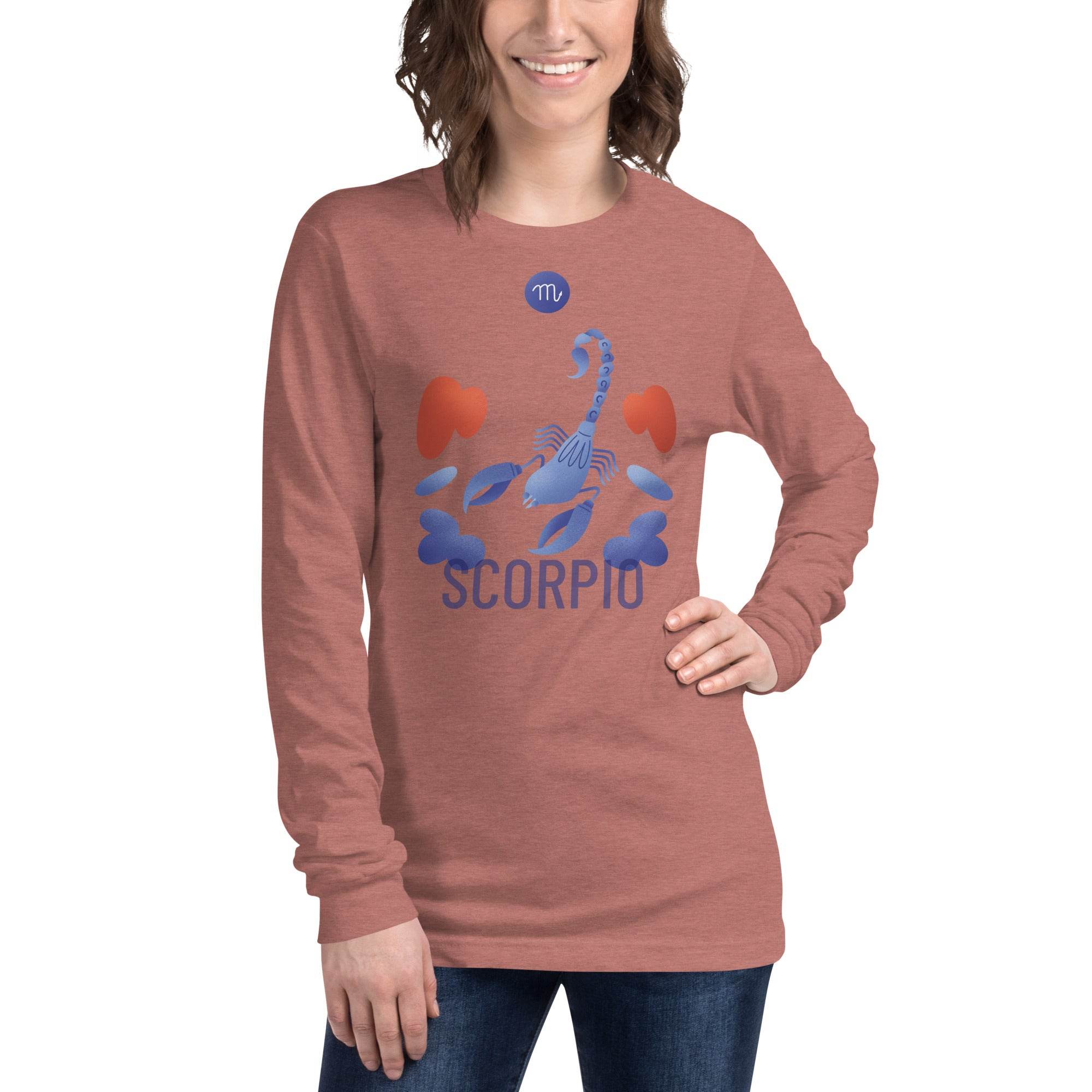 Scorpio Unisex Long Sleeve Tee - Raw Edition - 