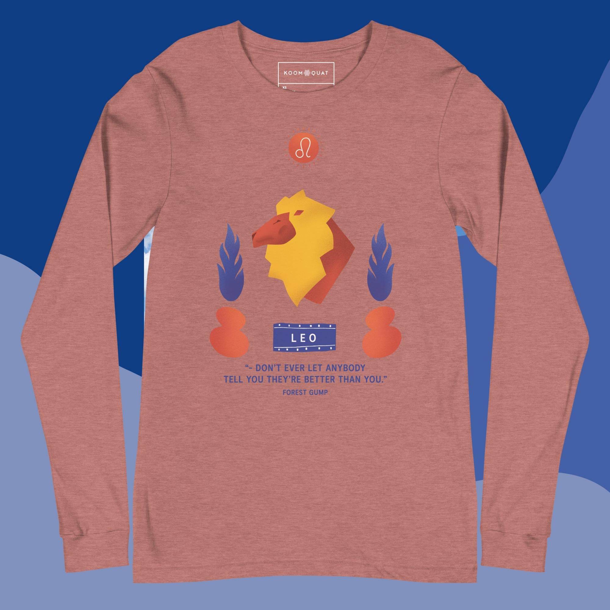 Leo Unisex Long Sleeve Tee - Forrest Gump Edition - 