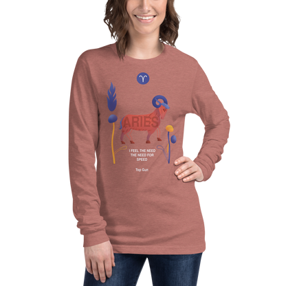 Aries Unisex Long Sleeve Tee Top Gun - Edition