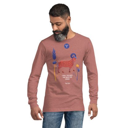 Aries Unisex Long Sleeve Tee Top Gun - Edition