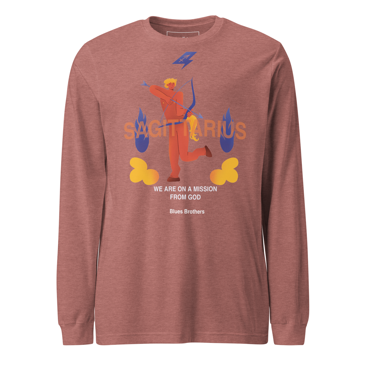 Sagittarius Unisex Long Sleeve Tee - The Blues Brothers Edition