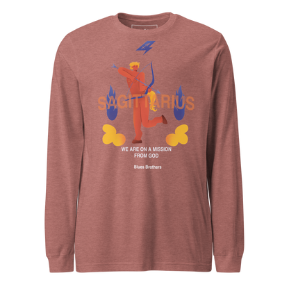 Sagittarius Unisex Long Sleeve Tee - The Blues Brothers Edition