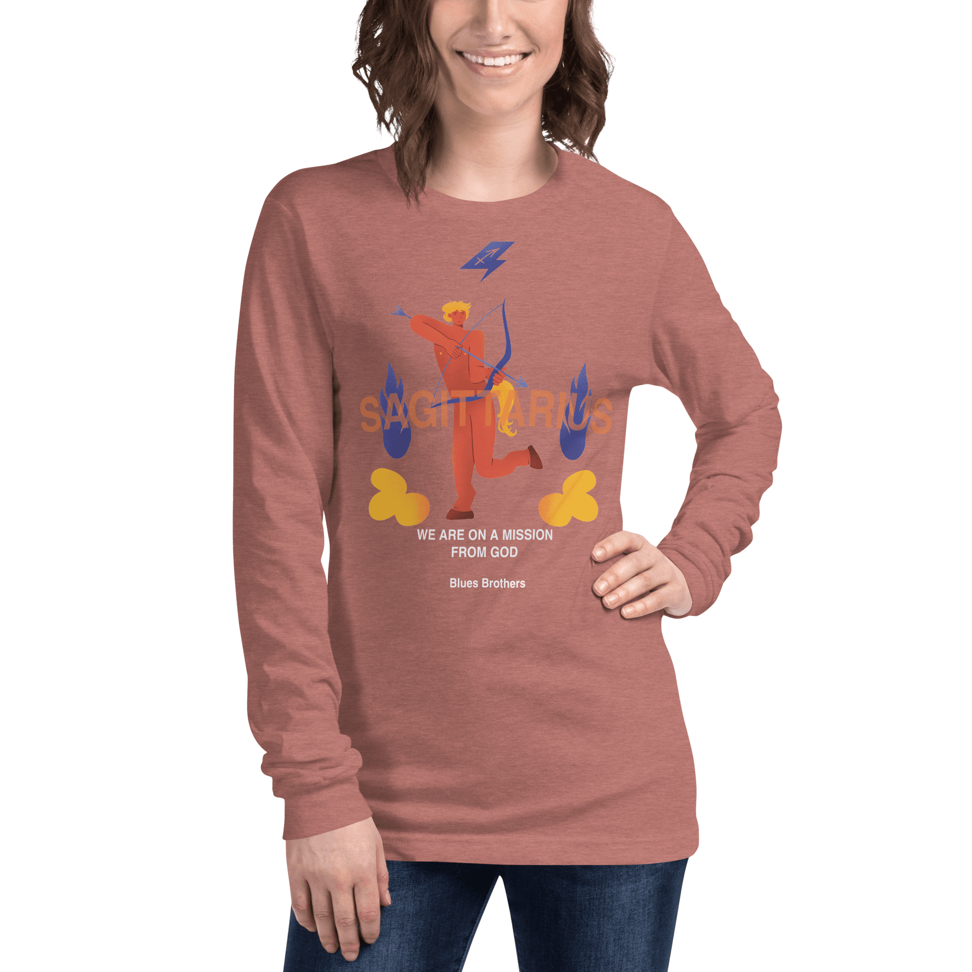 Sagittarius Unisex Long Sleeve Tee - The Blues Brothers Edition - 