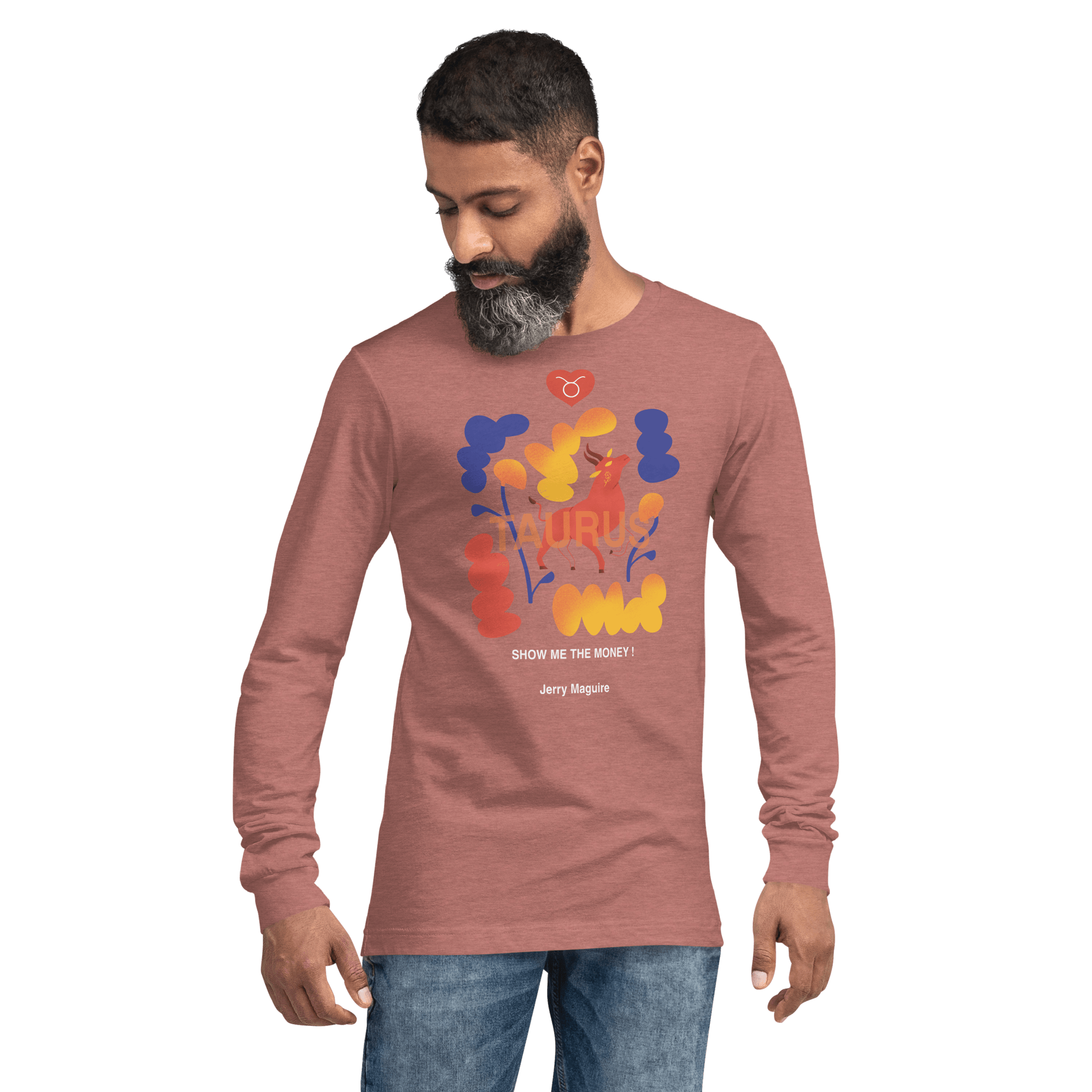 Taurus Unisex Long Sleeve Tee Jerry Maguire Edition - 