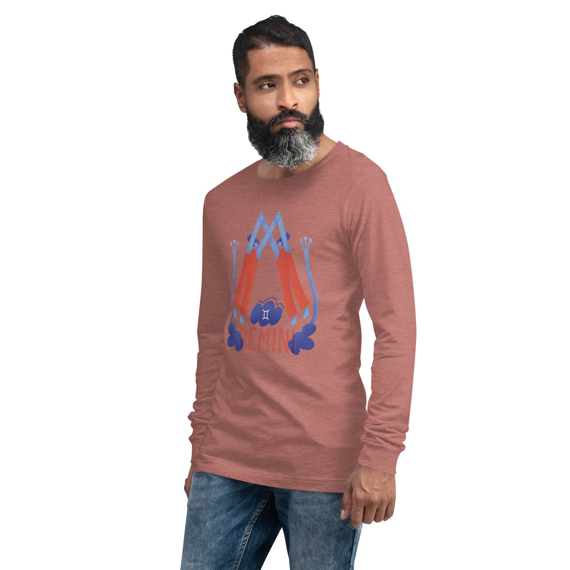 Gemini Unisex Long Sleeve Tee - Raw Edition - 