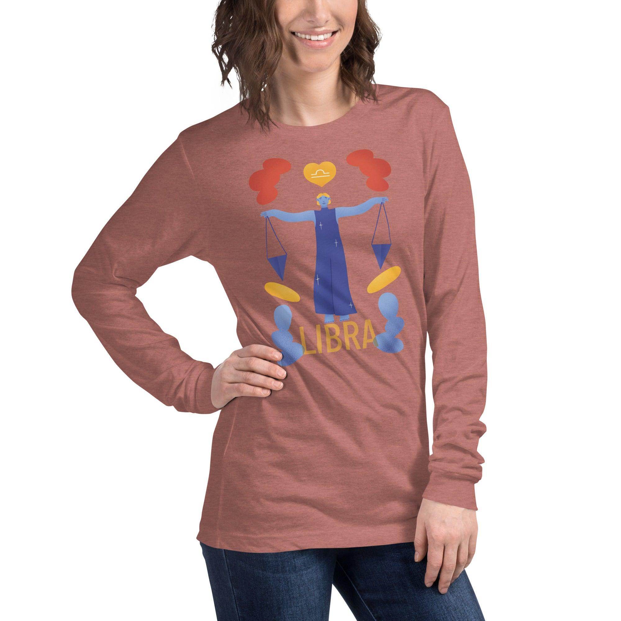 Libra Unisex Long Sleeve Tee - Raw Edition - 