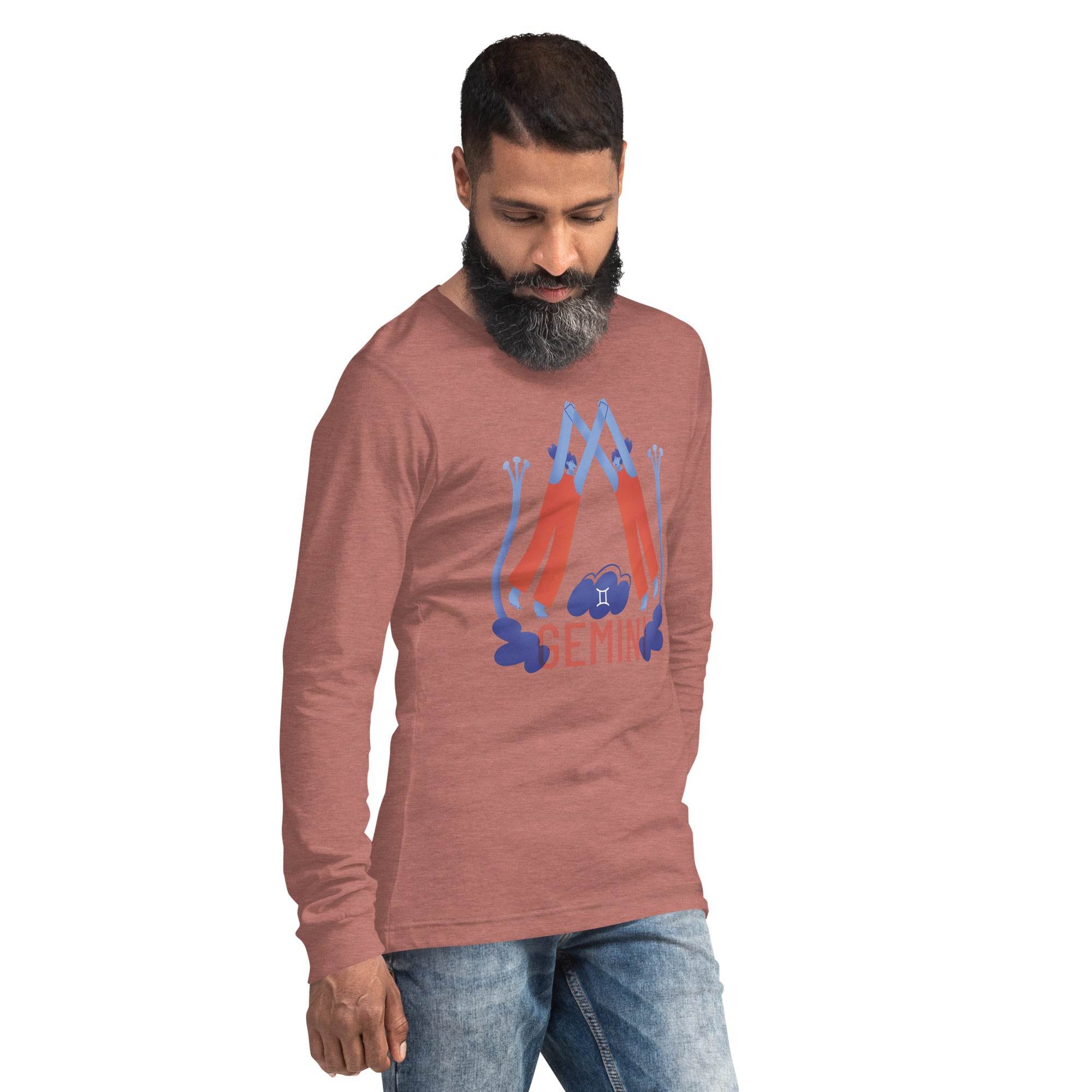 Gemini Unisex Long Sleeve Tee - Raw Edition - 