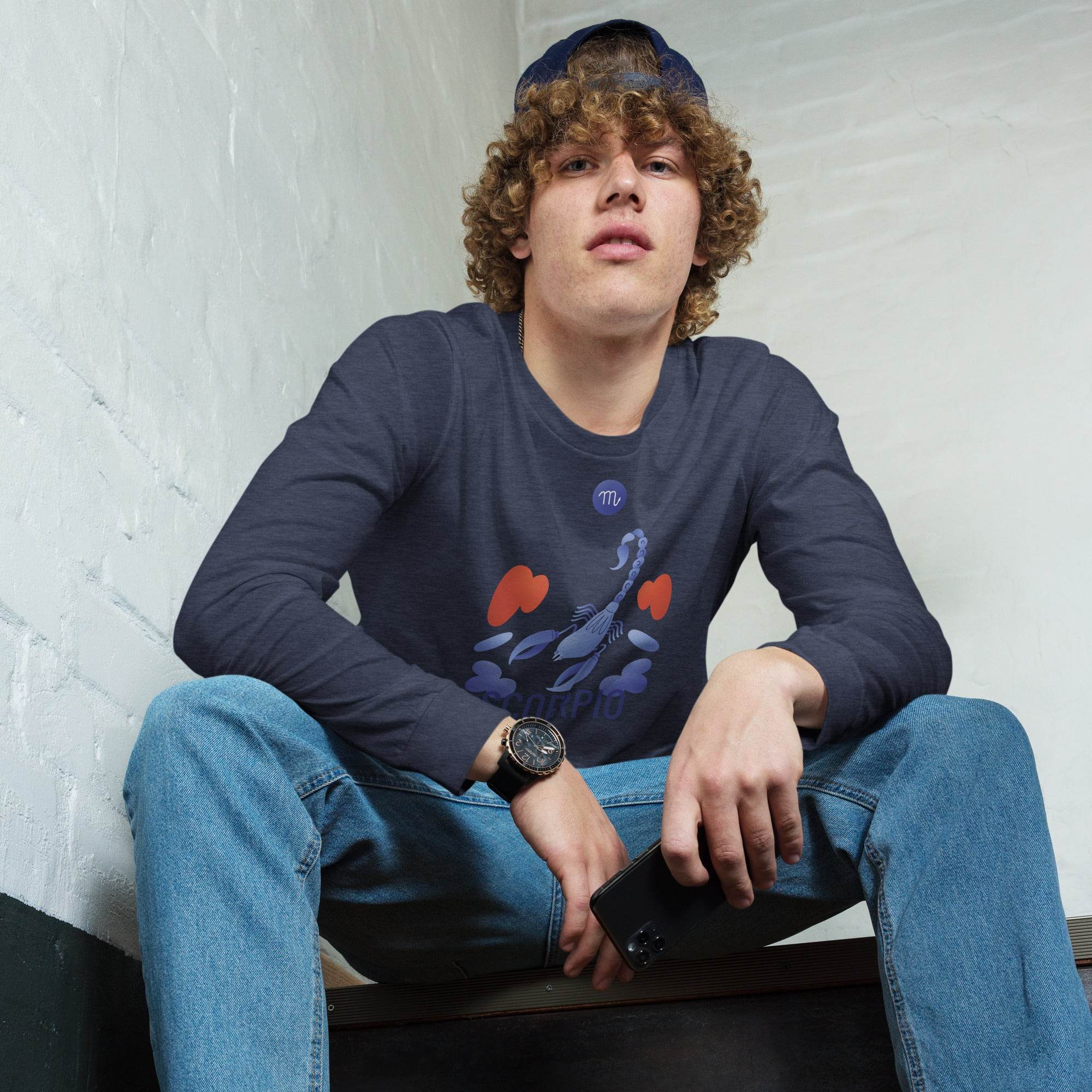 Scorpio Unisex Long Sleeve Tee - Raw Edition - 