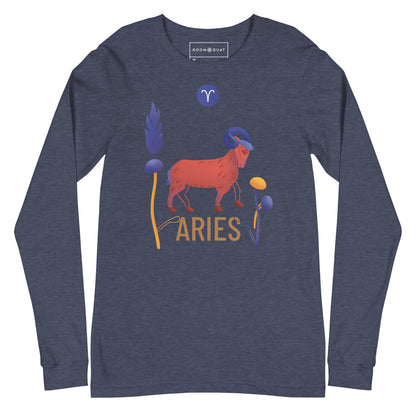 Aries Unisex Long Sleeve Tee Raw