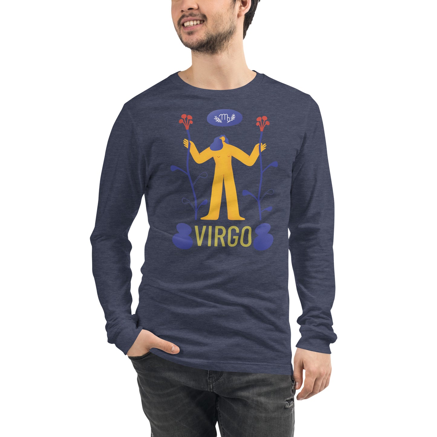 Virgo Unisex Long Sleeve Tee - Raw Edition