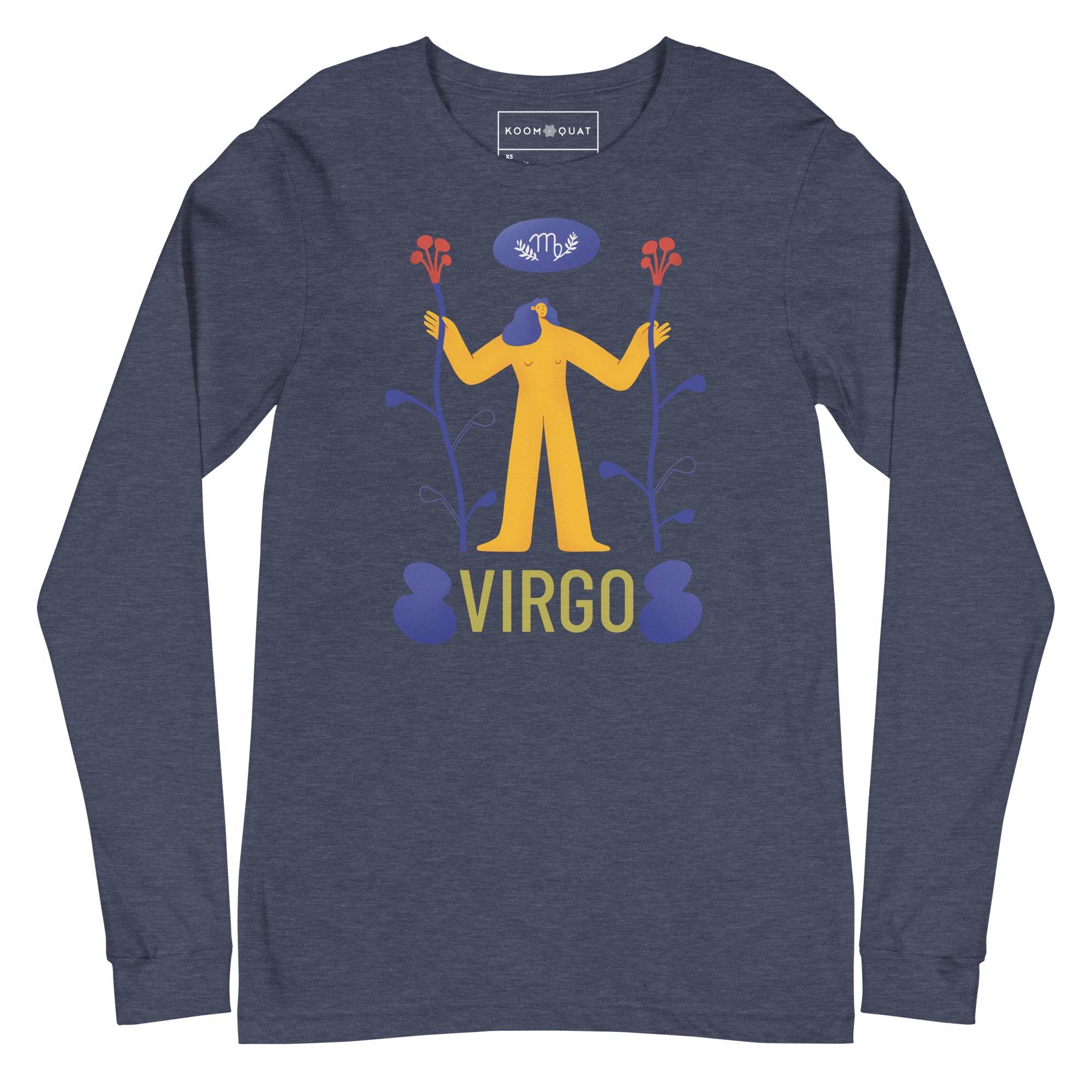 Virgo Unisex Long Sleeve Tee - Raw Edition - 
