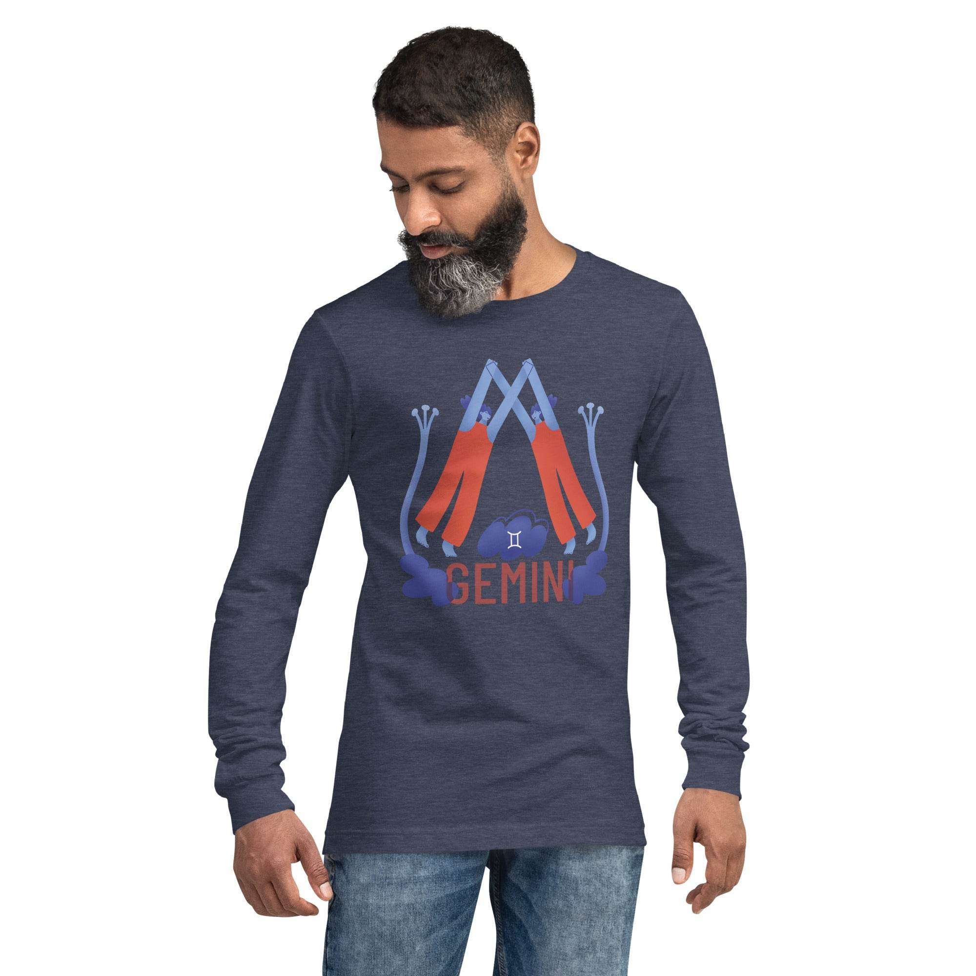 Gemini Unisex Long Sleeve Tee - Raw Edition - 