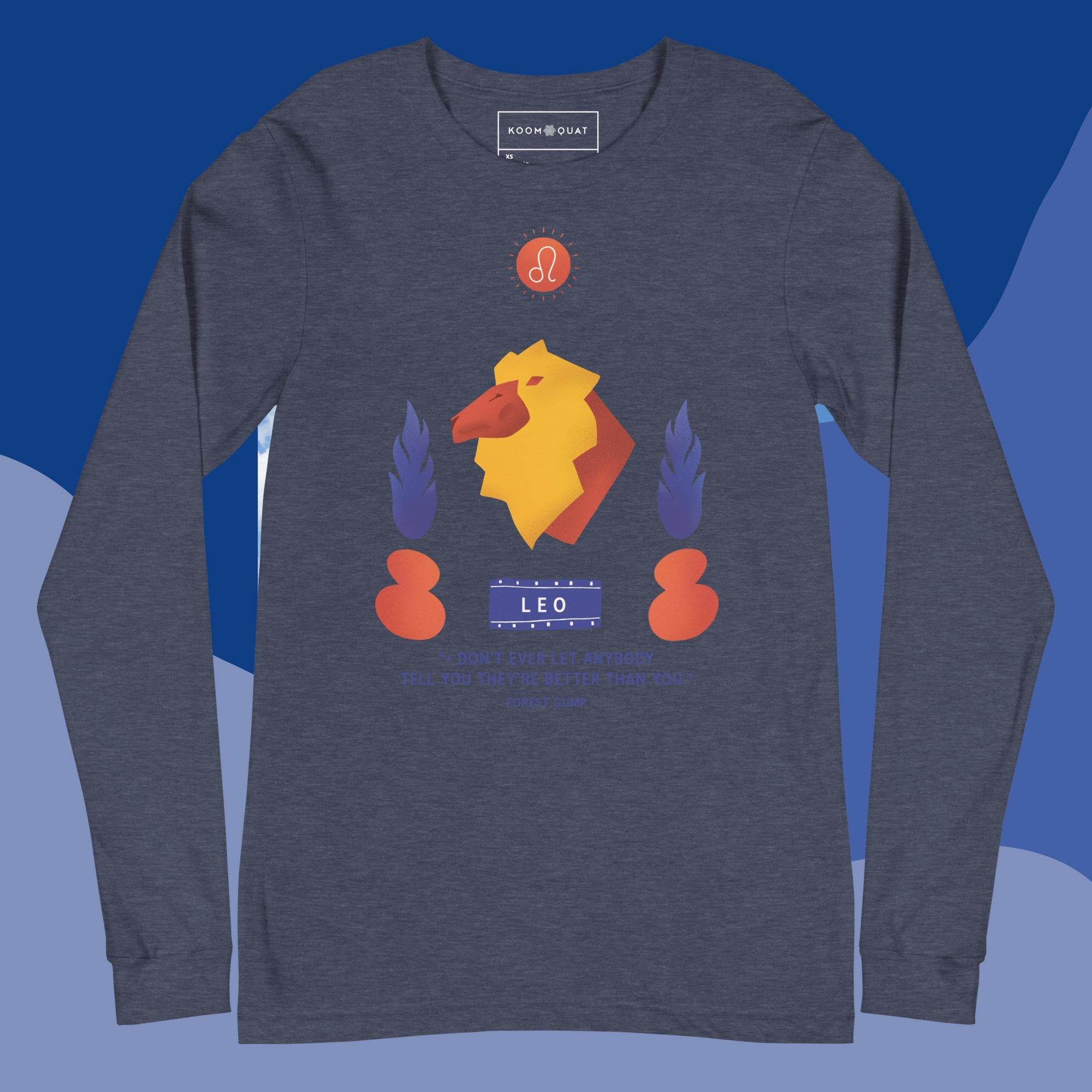 Leo Unisex Long Sleeve Tee - Forrest Gump Edition - 