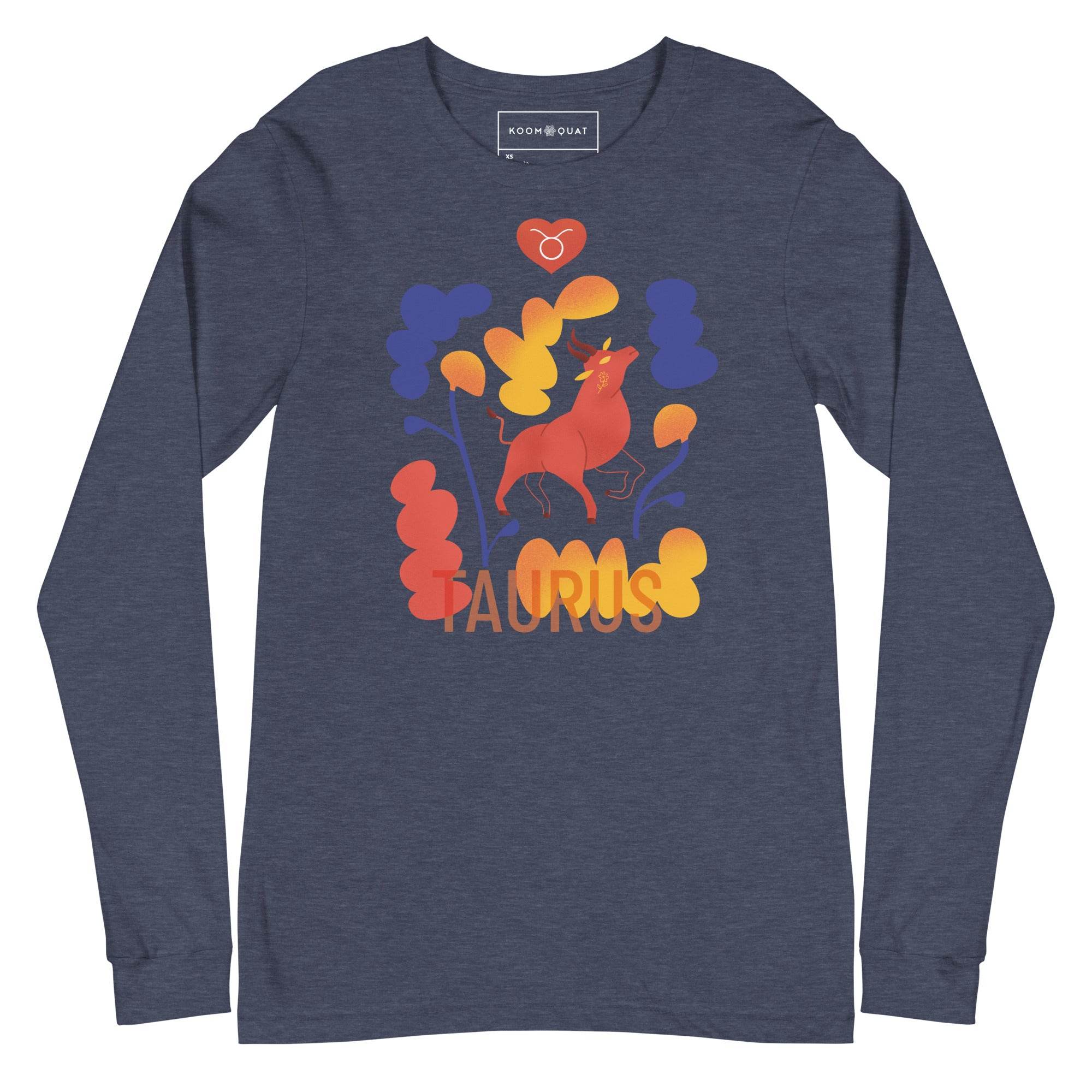 TAURUS Unisex Long Sleeve Tee Raw - 