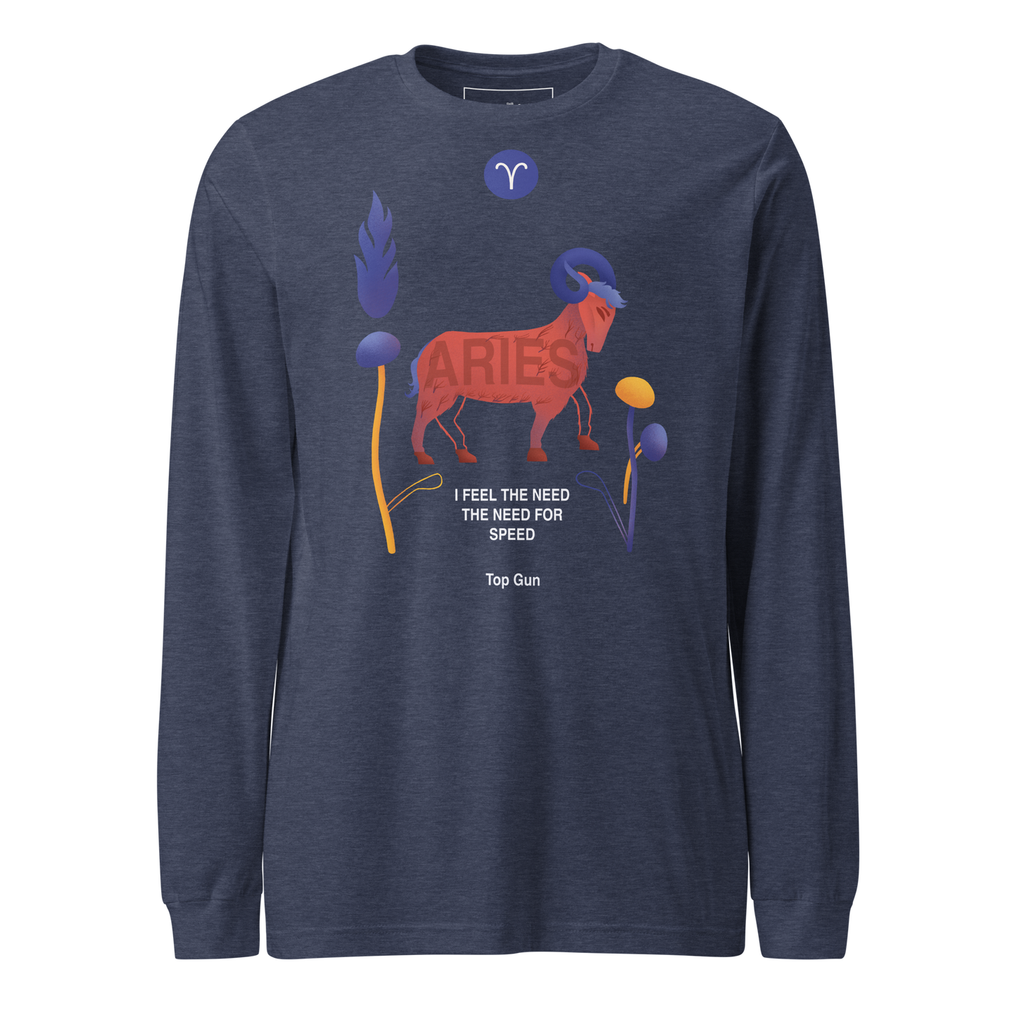 Aries Unisex Long Sleeve Tee Top Gun - Edition