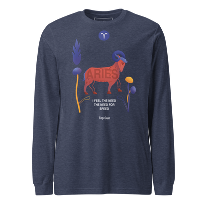 Aries Unisex Long Sleeve Tee Top Gun - Edition