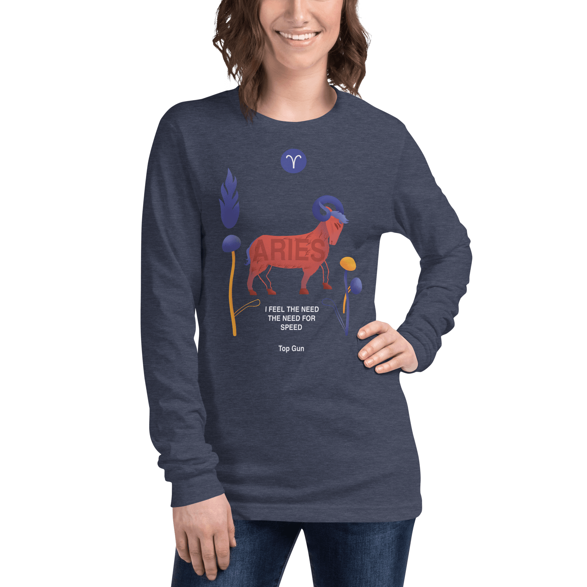 Aries Unisex Long Sleeve Tee Top Gun - Edition - 