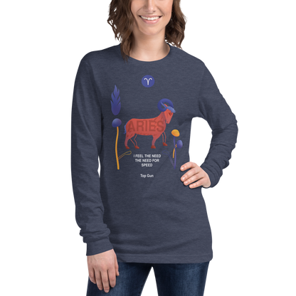 Aries Unisex Long Sleeve Tee Top Gun - Edition