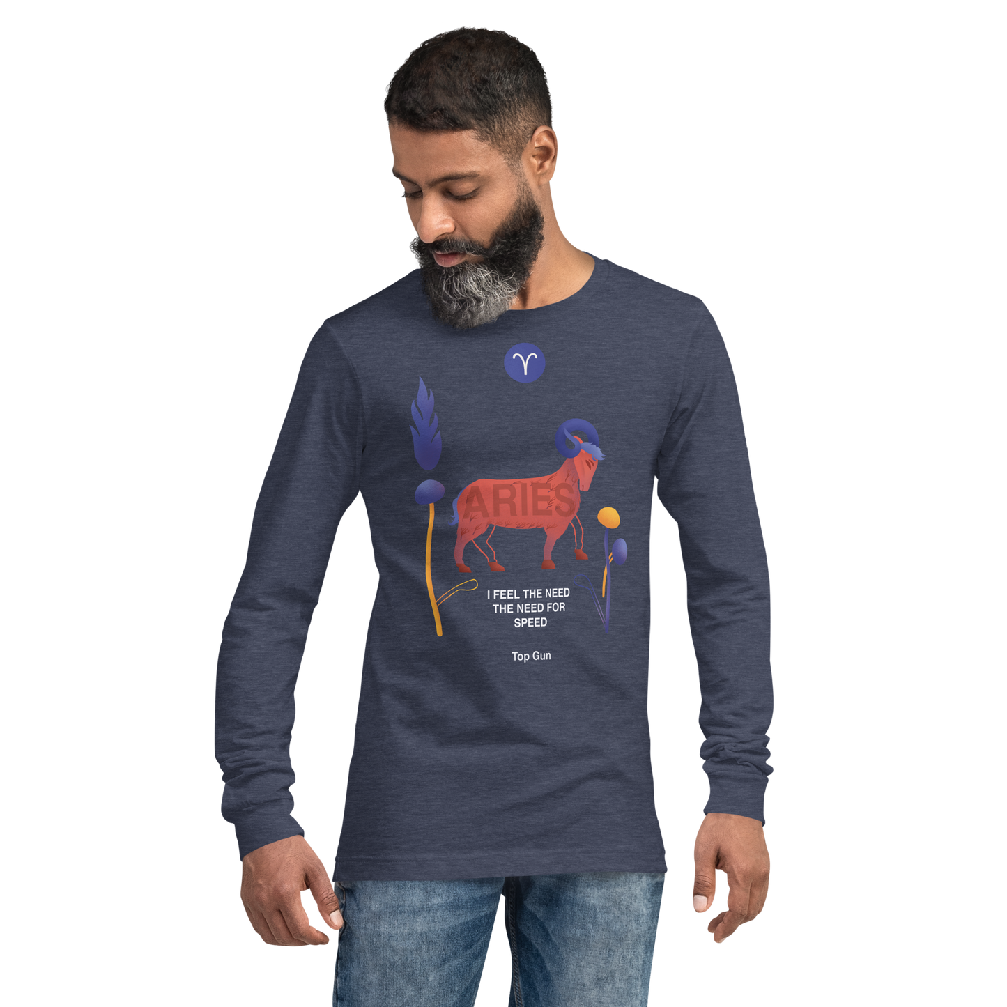 Aries Unisex Long Sleeve Tee Top Gun - Edition