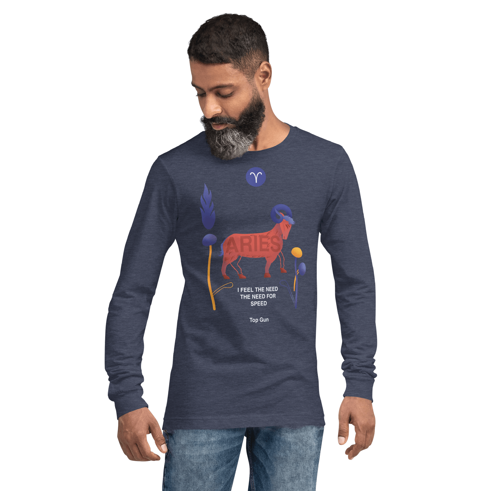 Aries Unisex Long Sleeve Tee Top Gun - Edition - 